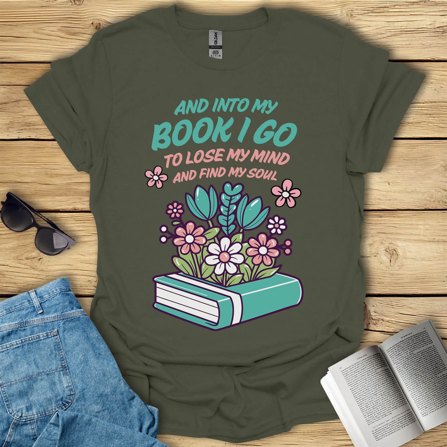 And Into My Book I Go T-Shirt