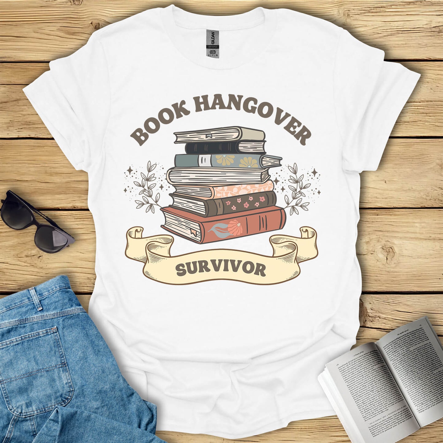 Book Hangover Survivor Funny Readings T-Shirt