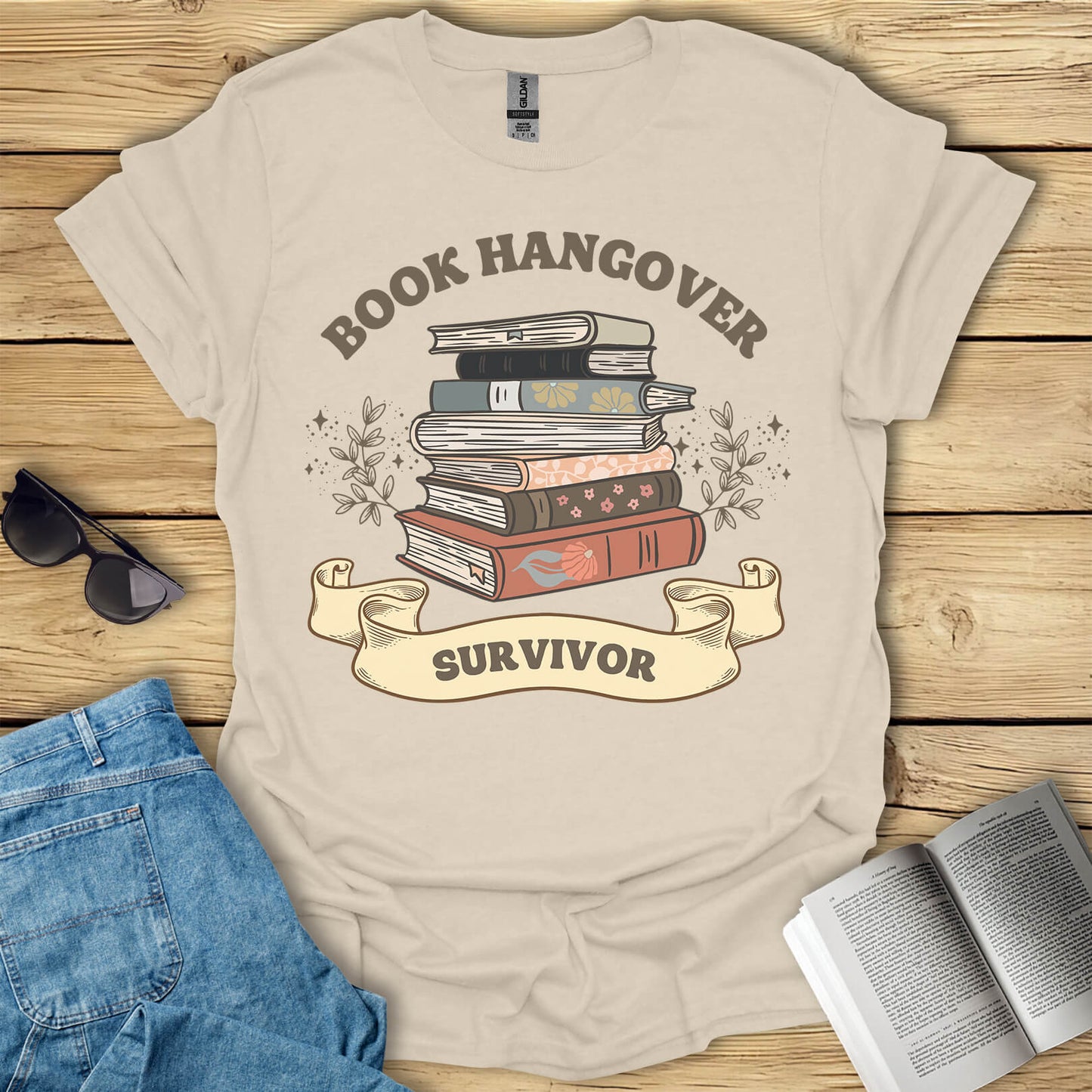 Book Hangover Survivor Funny Readings T-Shirt