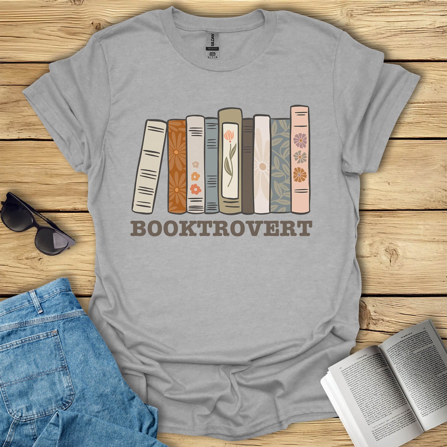 Booktrovert Book Reading T-Shirt