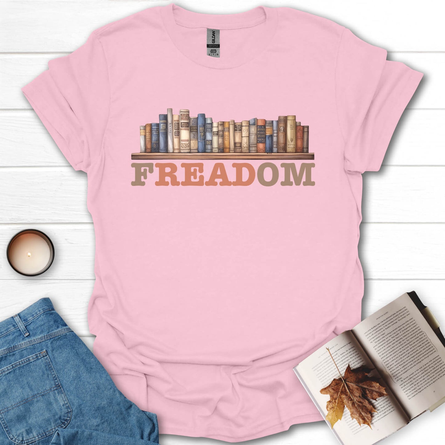 Freadom Book Reading T-Shirt