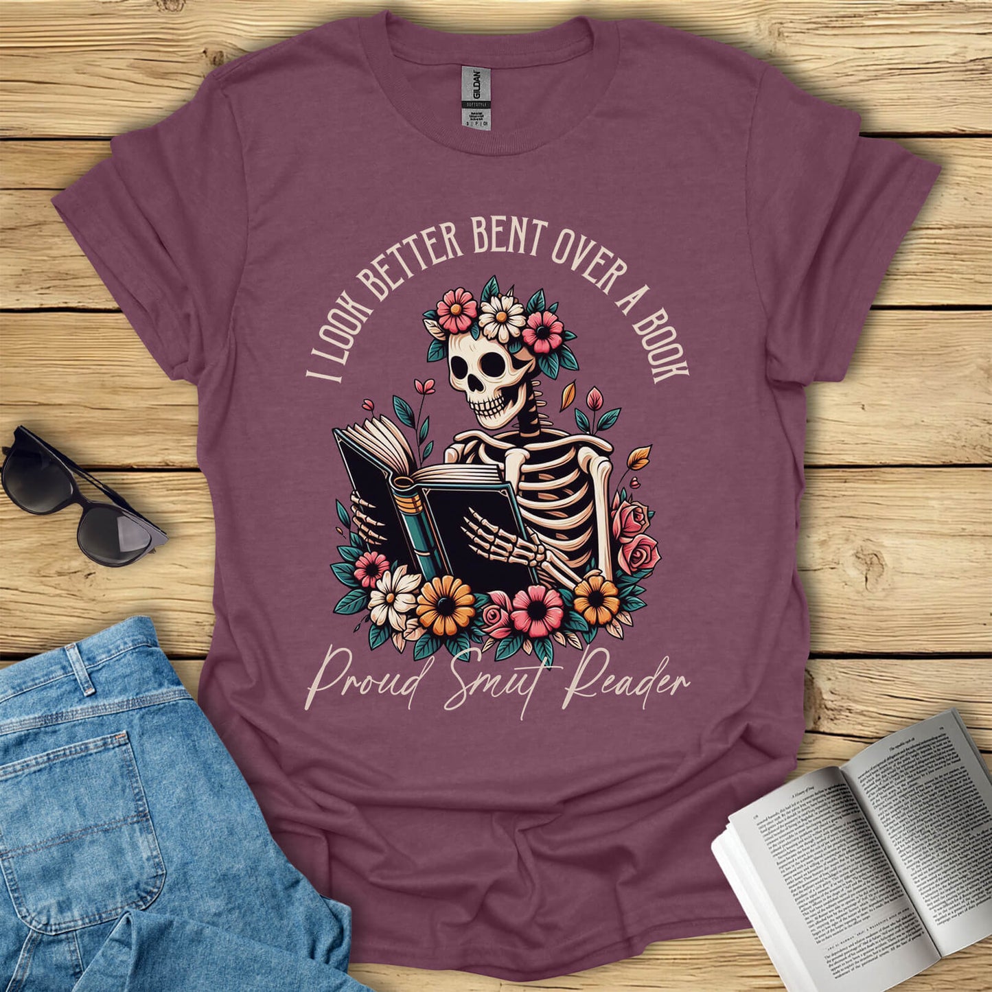 I Look Better Bent Over A Book Smut Books T-Shirt