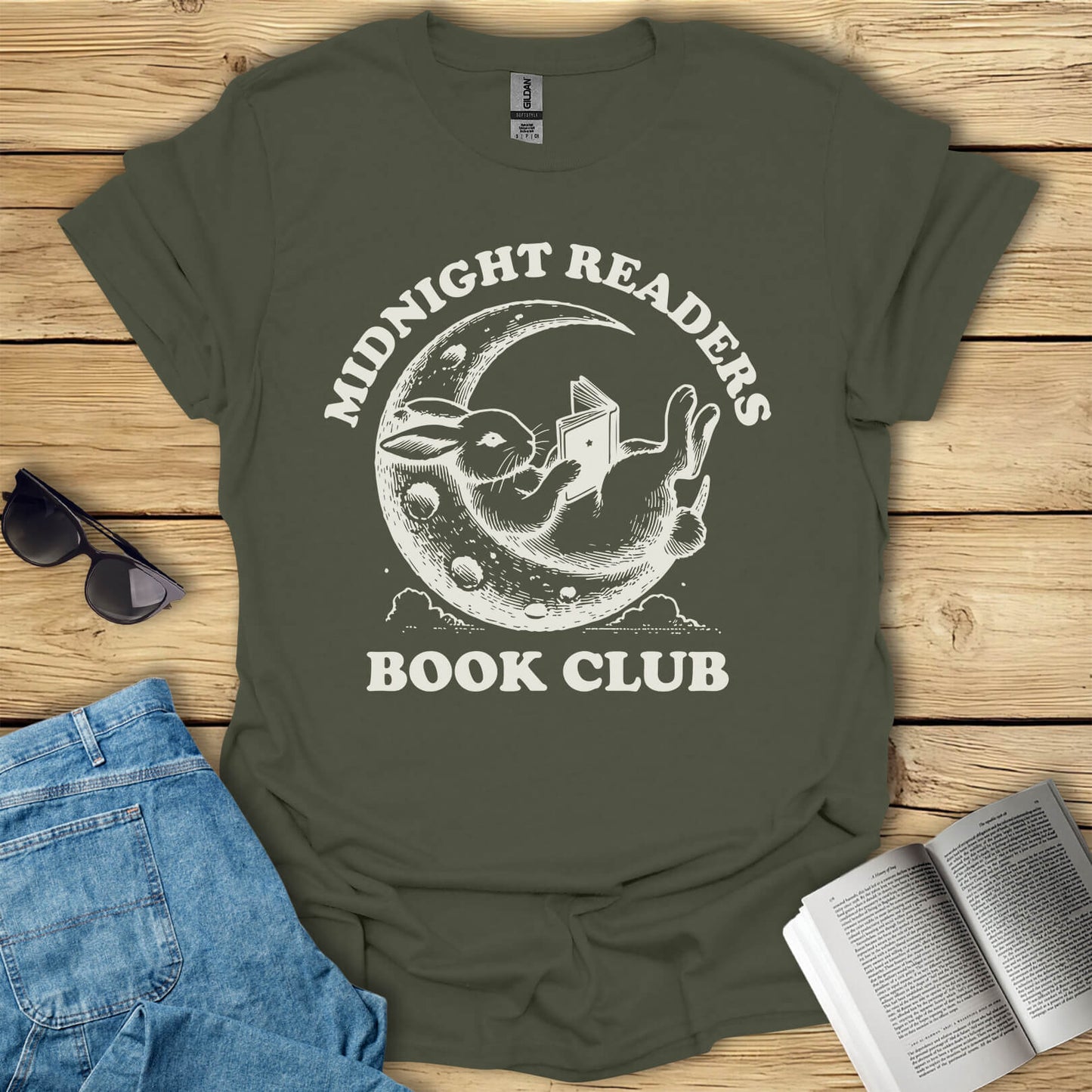 Midnight Readers Book Club T-Shirt