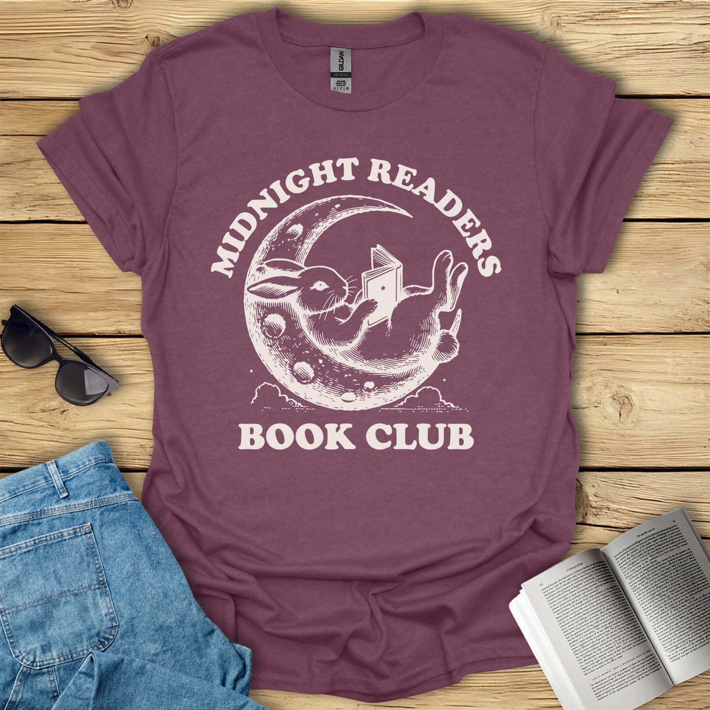 Midnight Readers Book Club T-Shirt