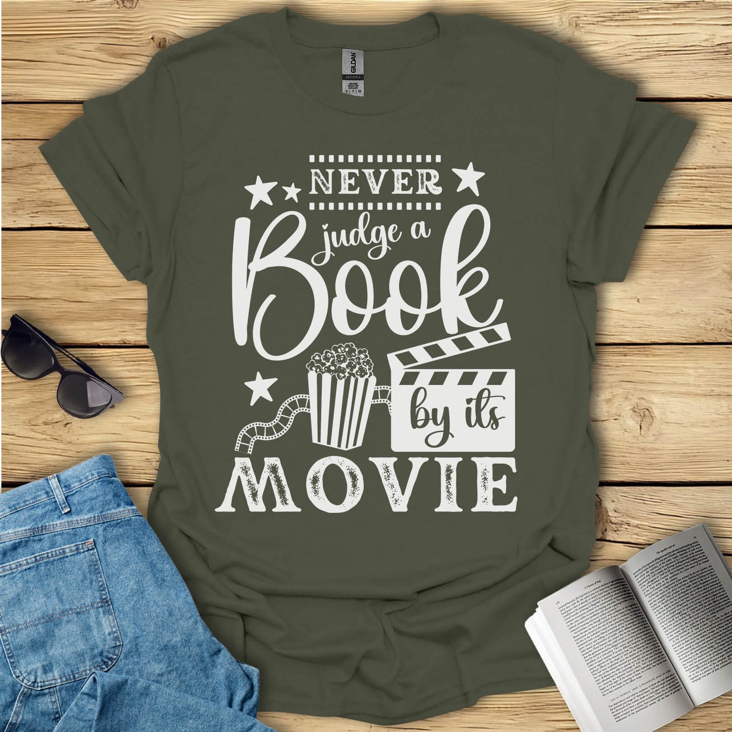 Never Judge A Book By Its Movie T-Shirt