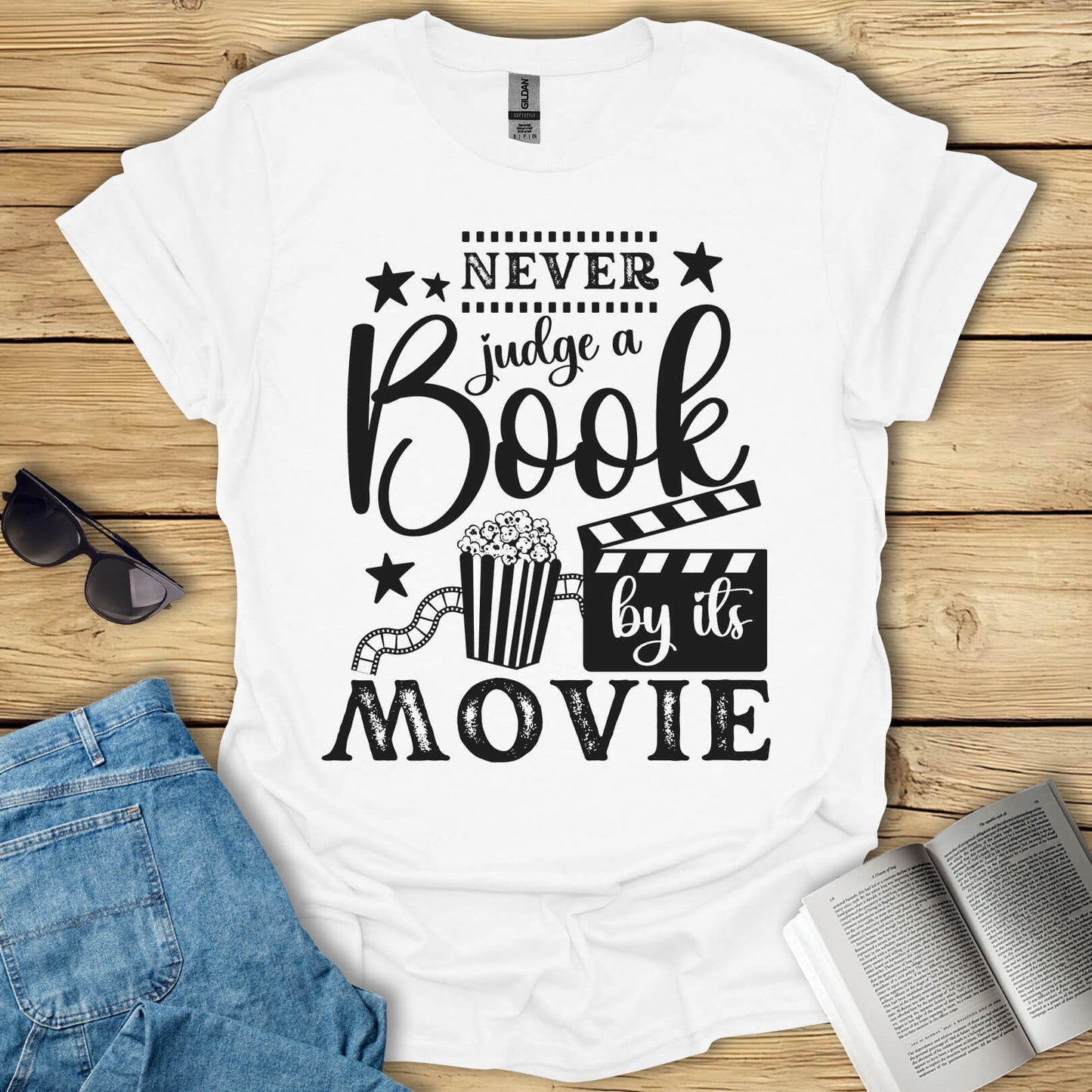Never Judge A Book By Its Movie T-Shirt