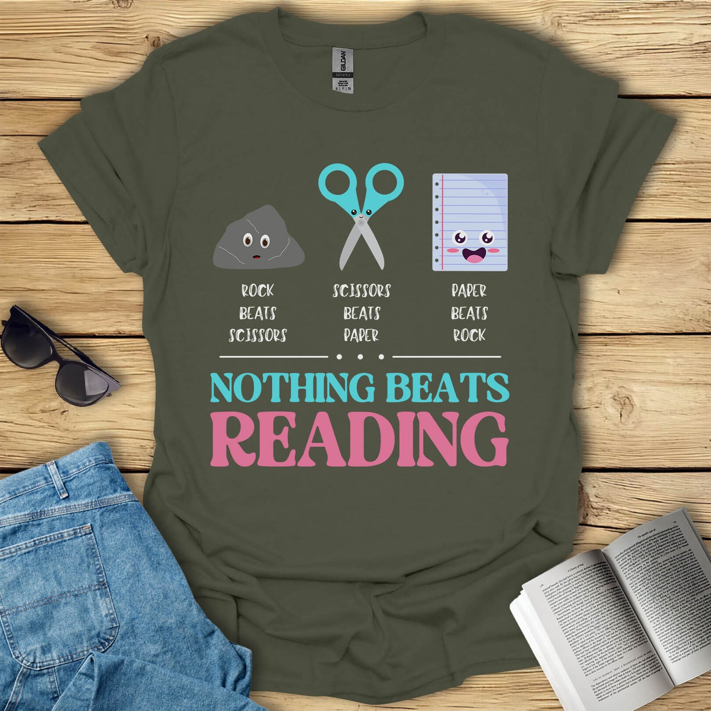 Nothing Beats Reading T-Shirt
