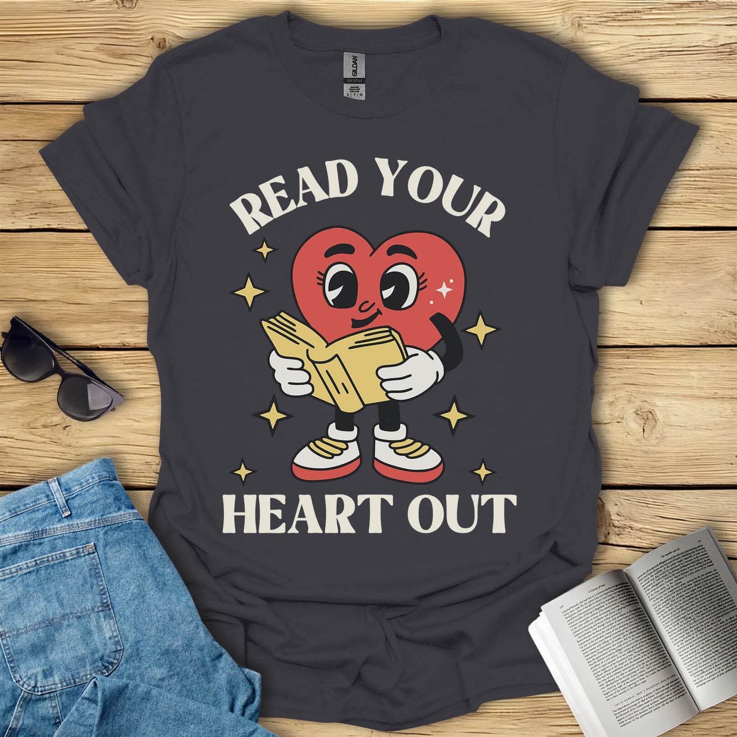 Read Your Heart Out Book Lover T-Shirt