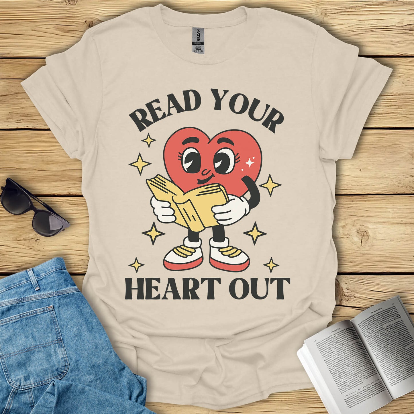 Read Your Heart Out Book Lover T-Shirt
