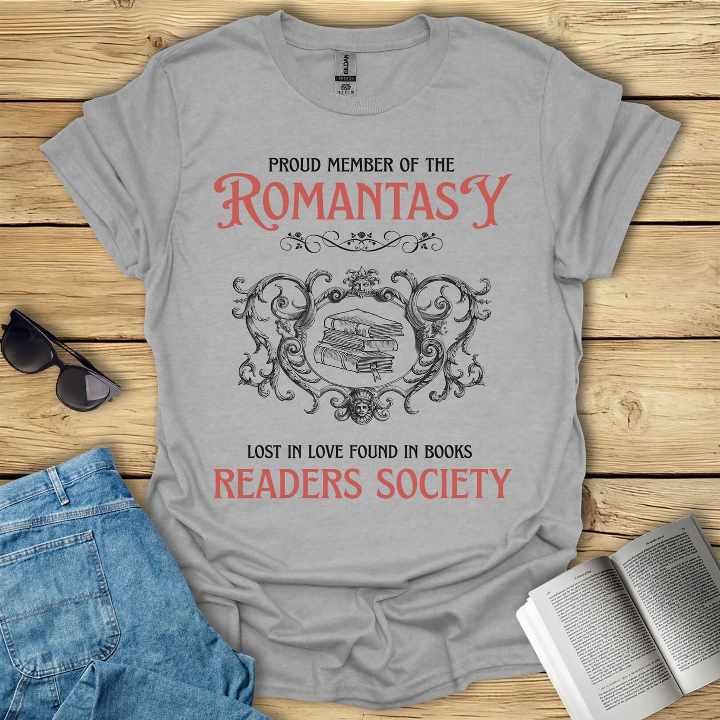 Proud Member of The Romantasy Readers Society T-Shirt
