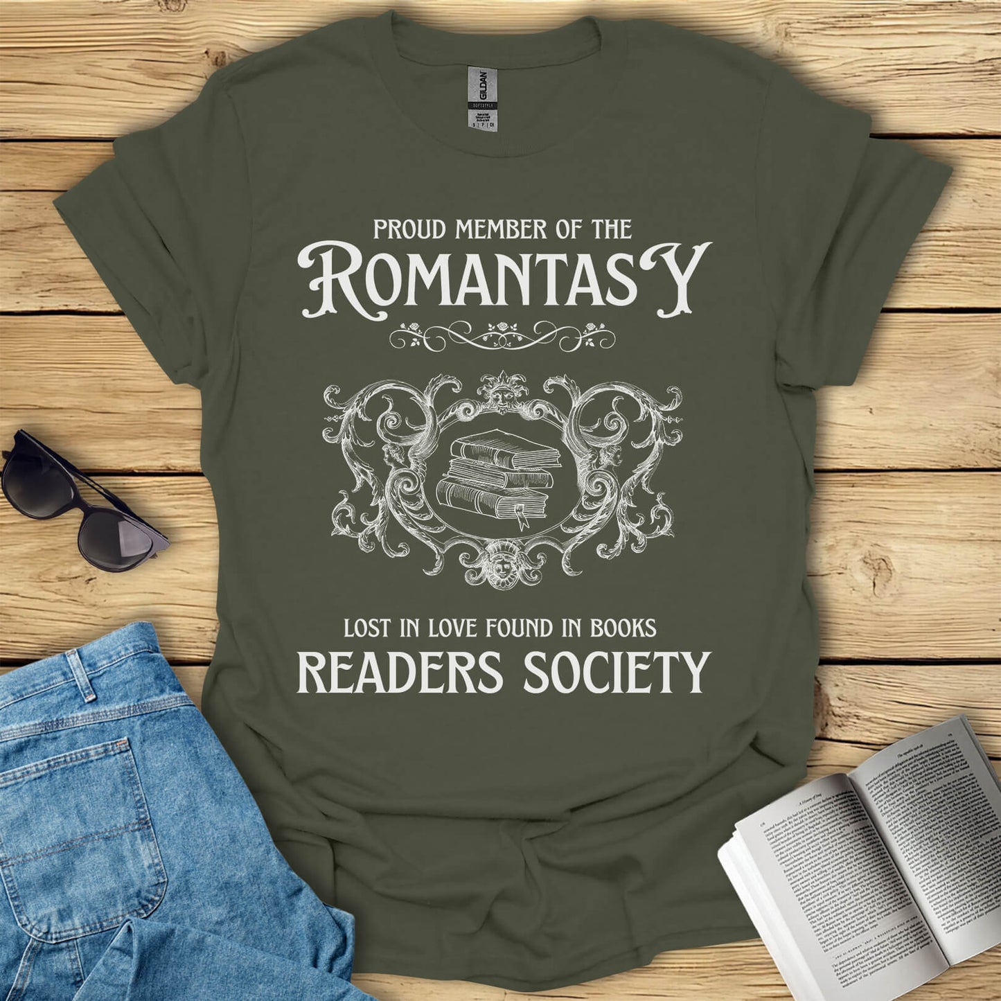 Proud Member of The Romantasy Readers Society T-Shirt
