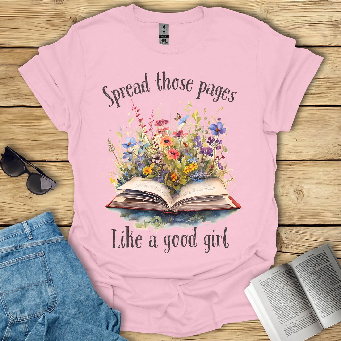 Spread Those Pages Like a Good Girl T-shirt