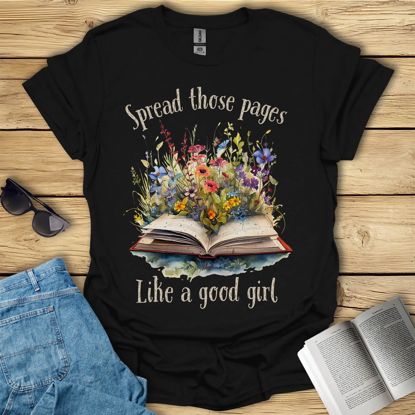 Spread Those Pages Like a Good Girl T-shirt