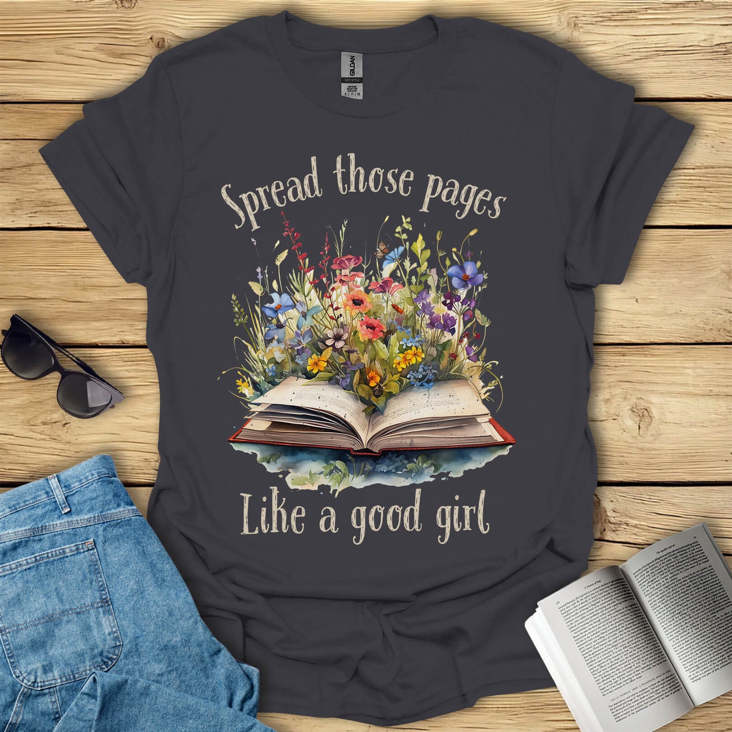 Spread Those Pages Like a Good Girl T-shirt