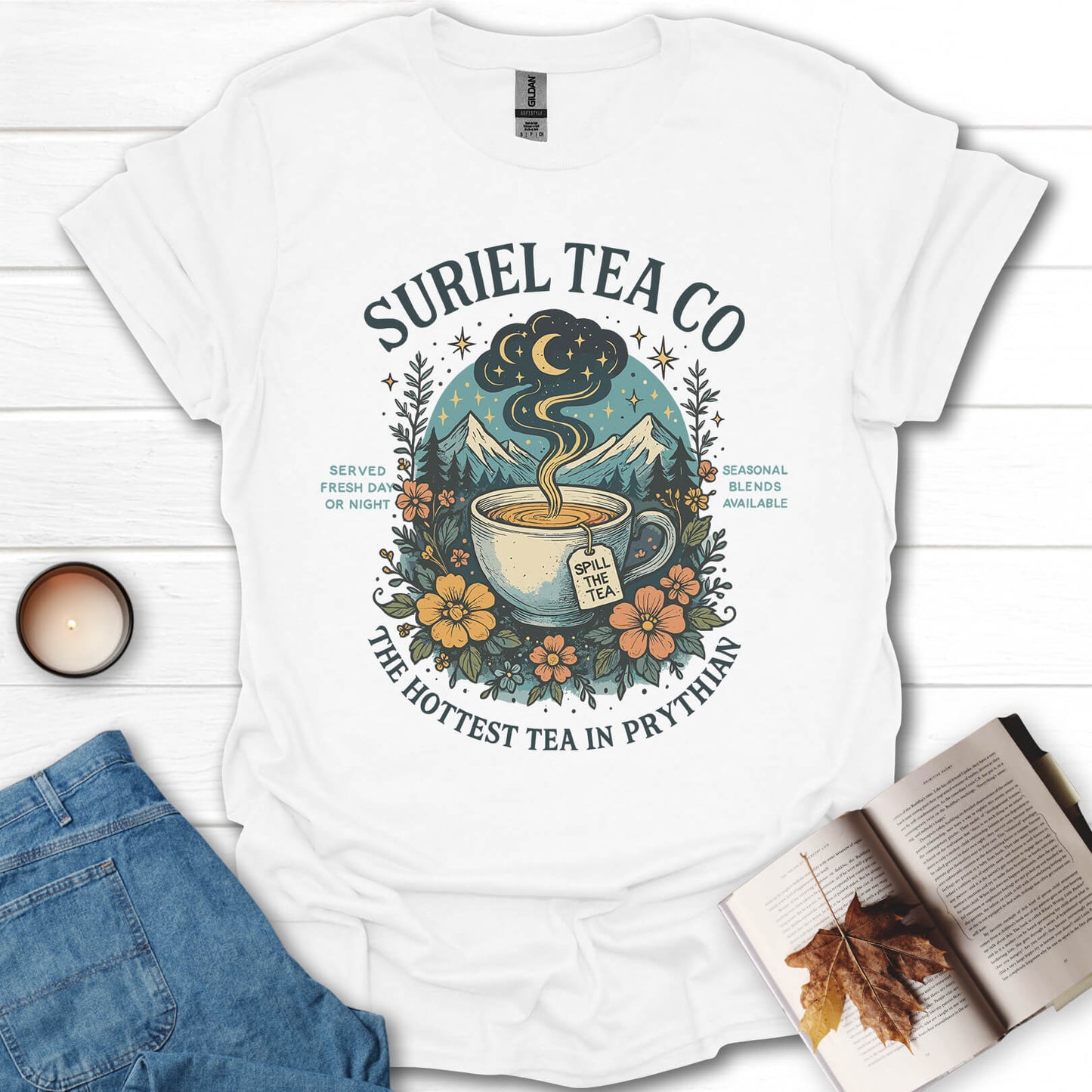 Sureal Tea Book Readers T-Shirt