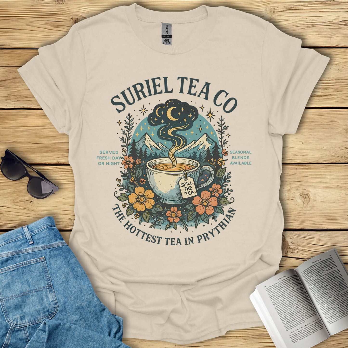 Sureal Tea Book Readers T-Shirt