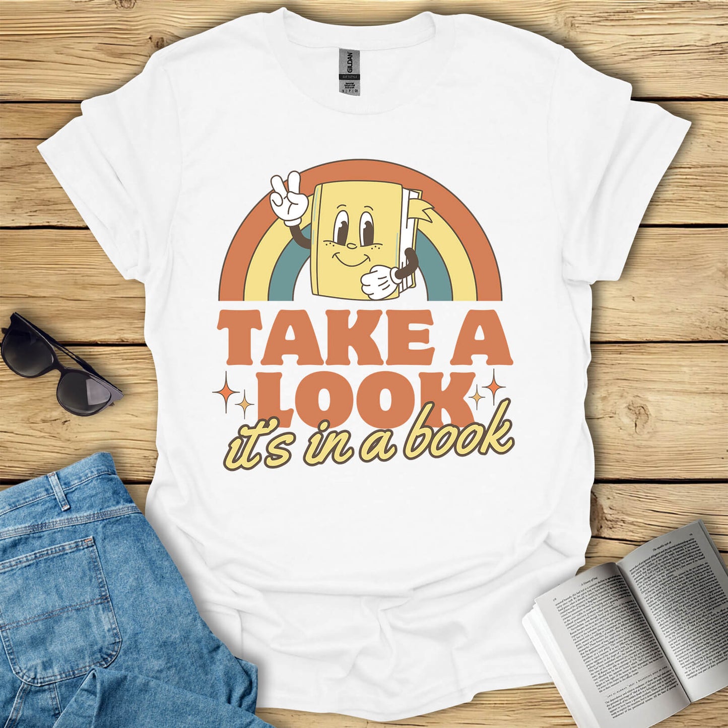 Take A Look Book Reading T-Shirt