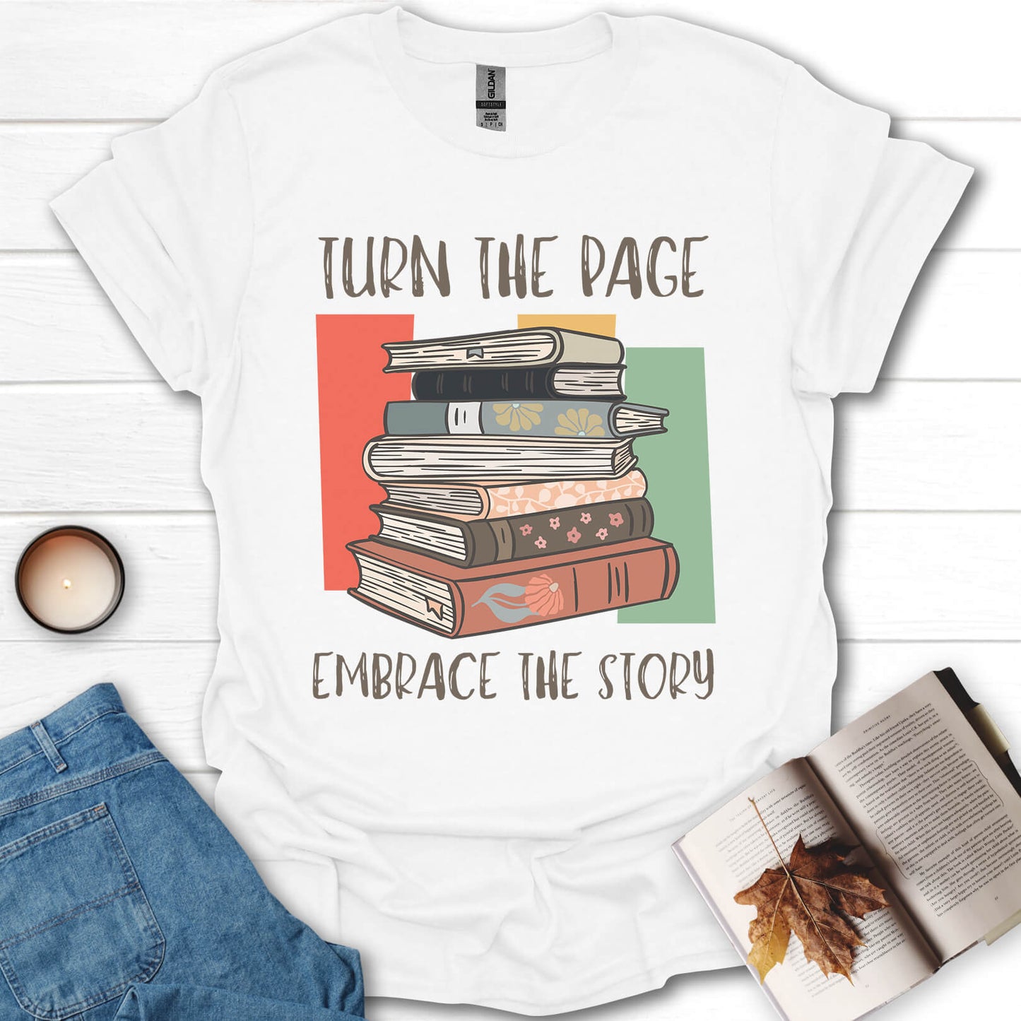 Turn The Page Embrace The Story T-Shirt