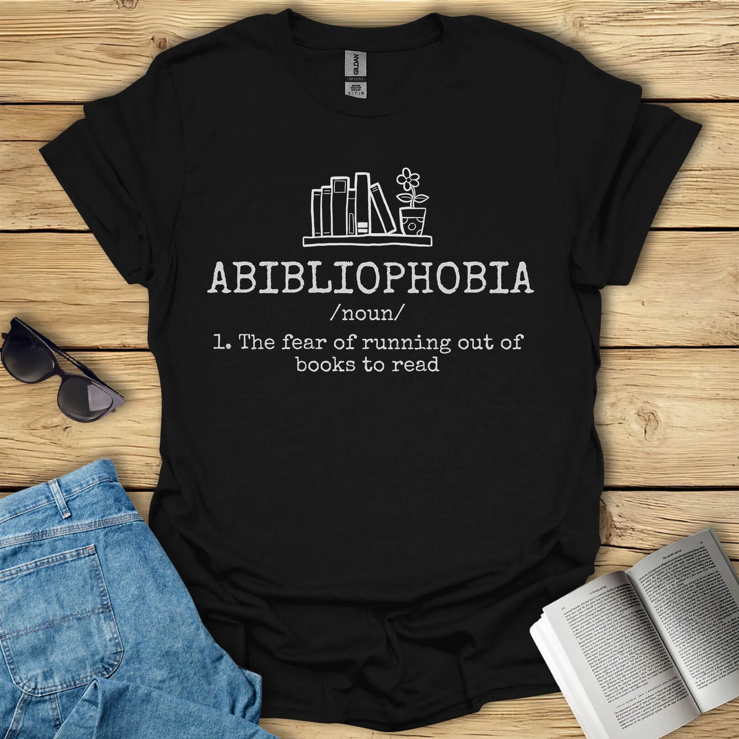 Abibliophobia T-Shirt