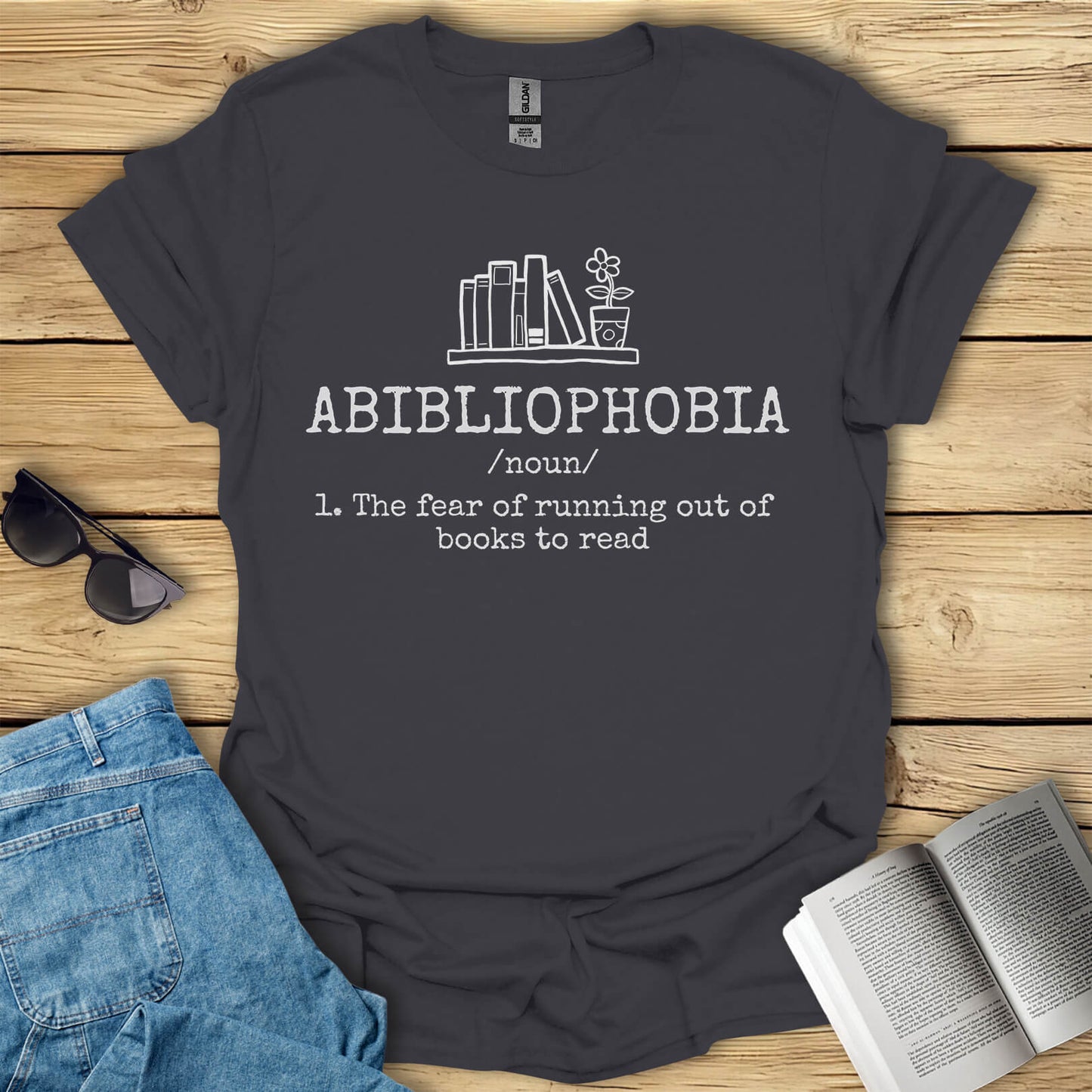 Abibliophobia T-Shirt