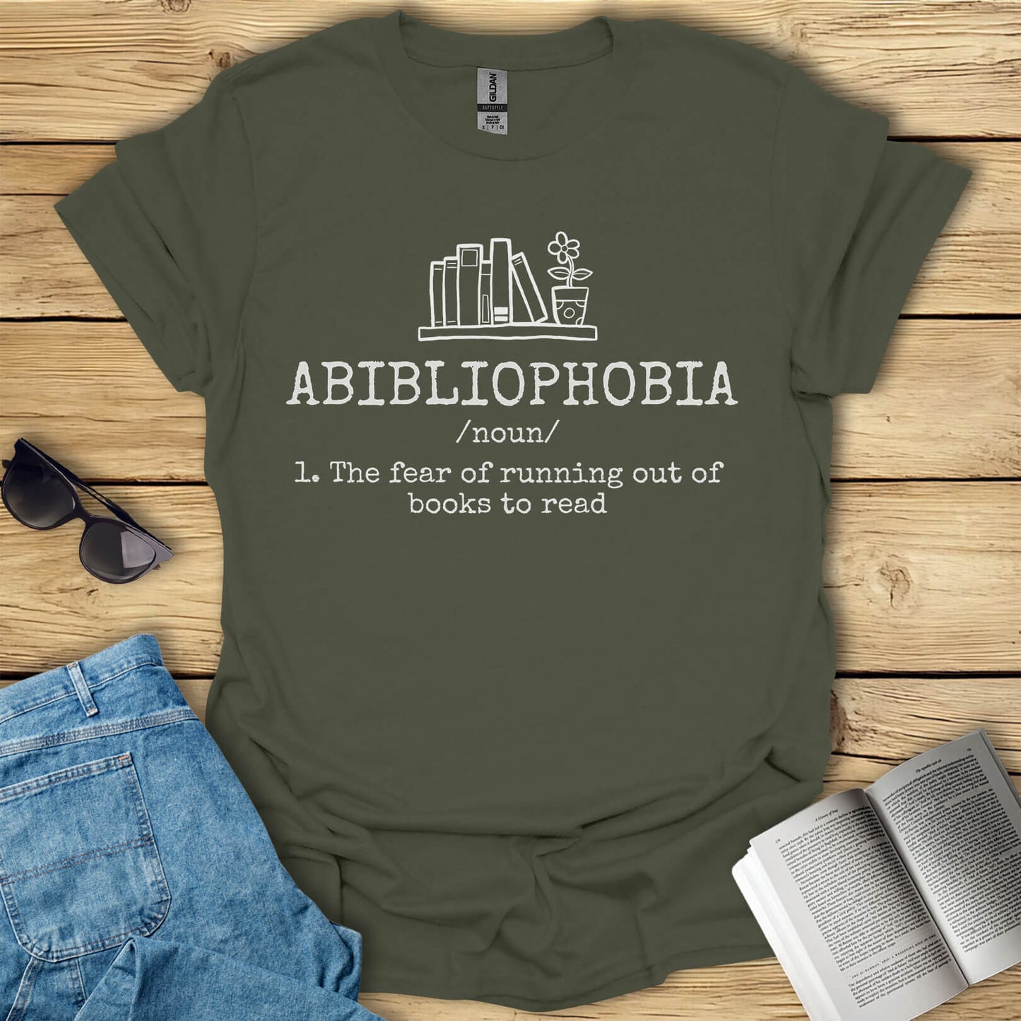 Abibliophobia T-Shirt