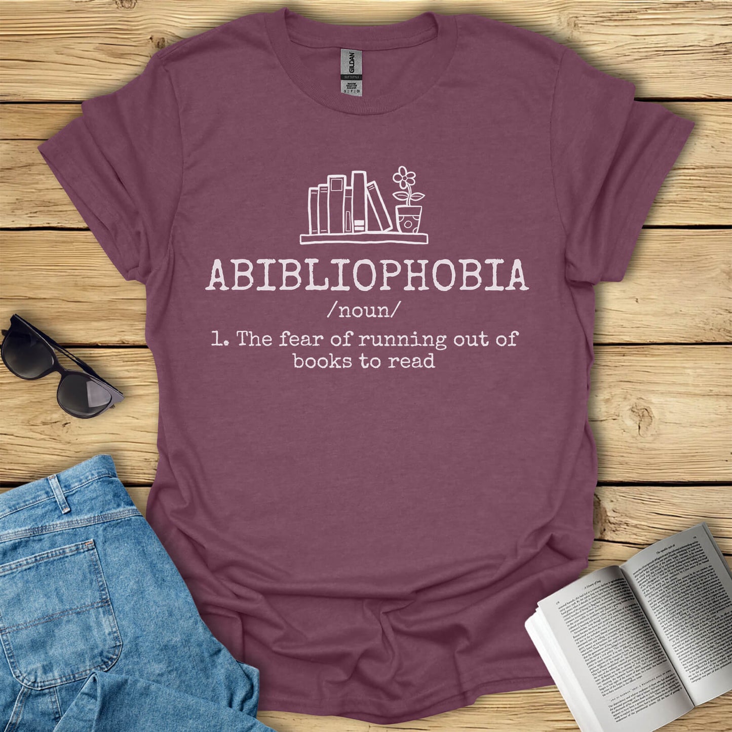 Abibliophobia T-Shirt