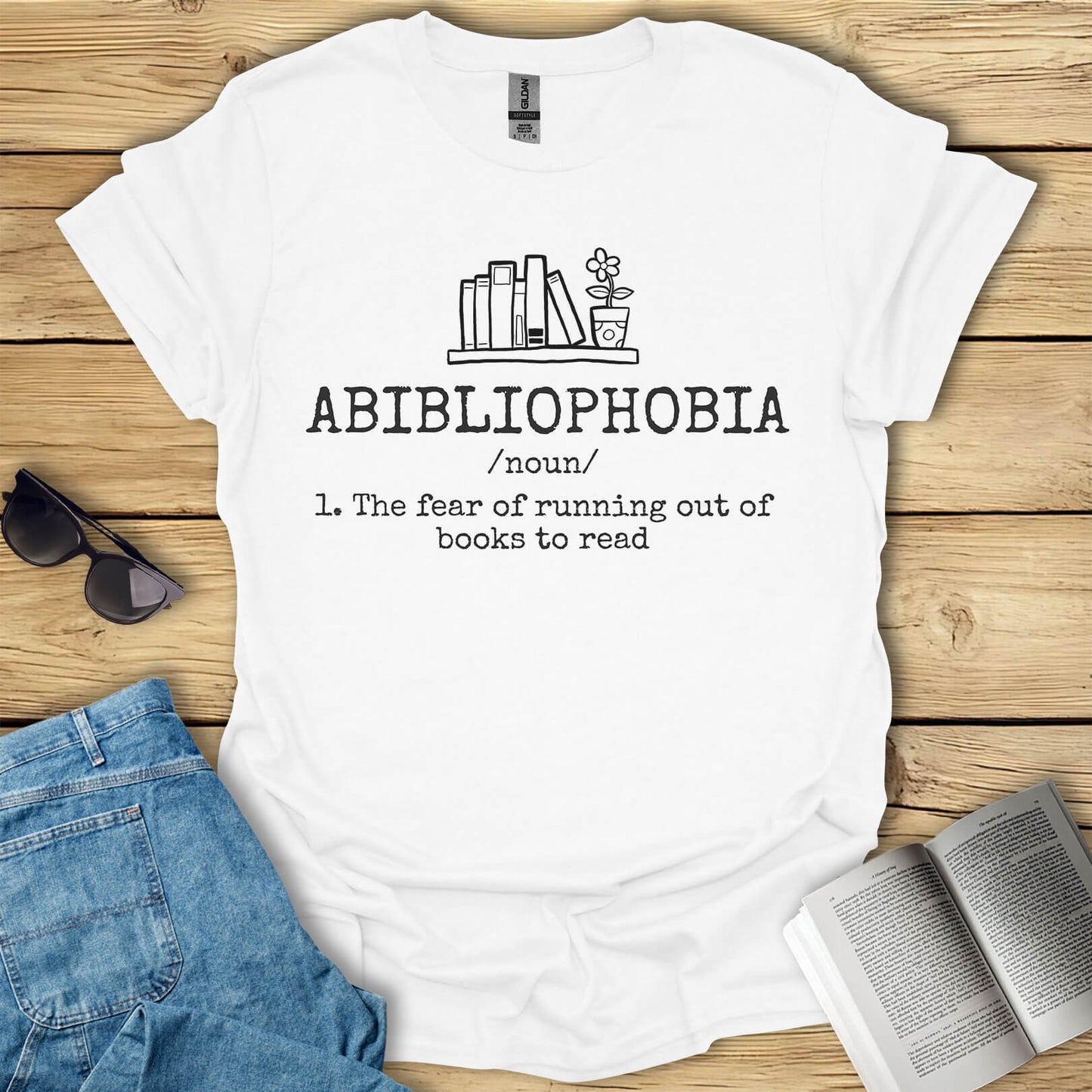 Abibliophobia T-Shirt