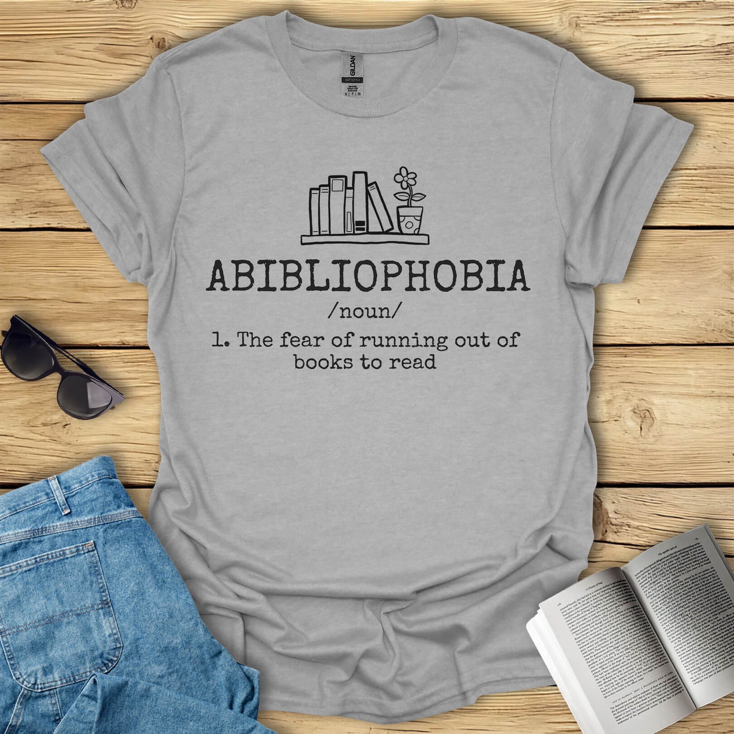 Abibliophobia T-Shirt