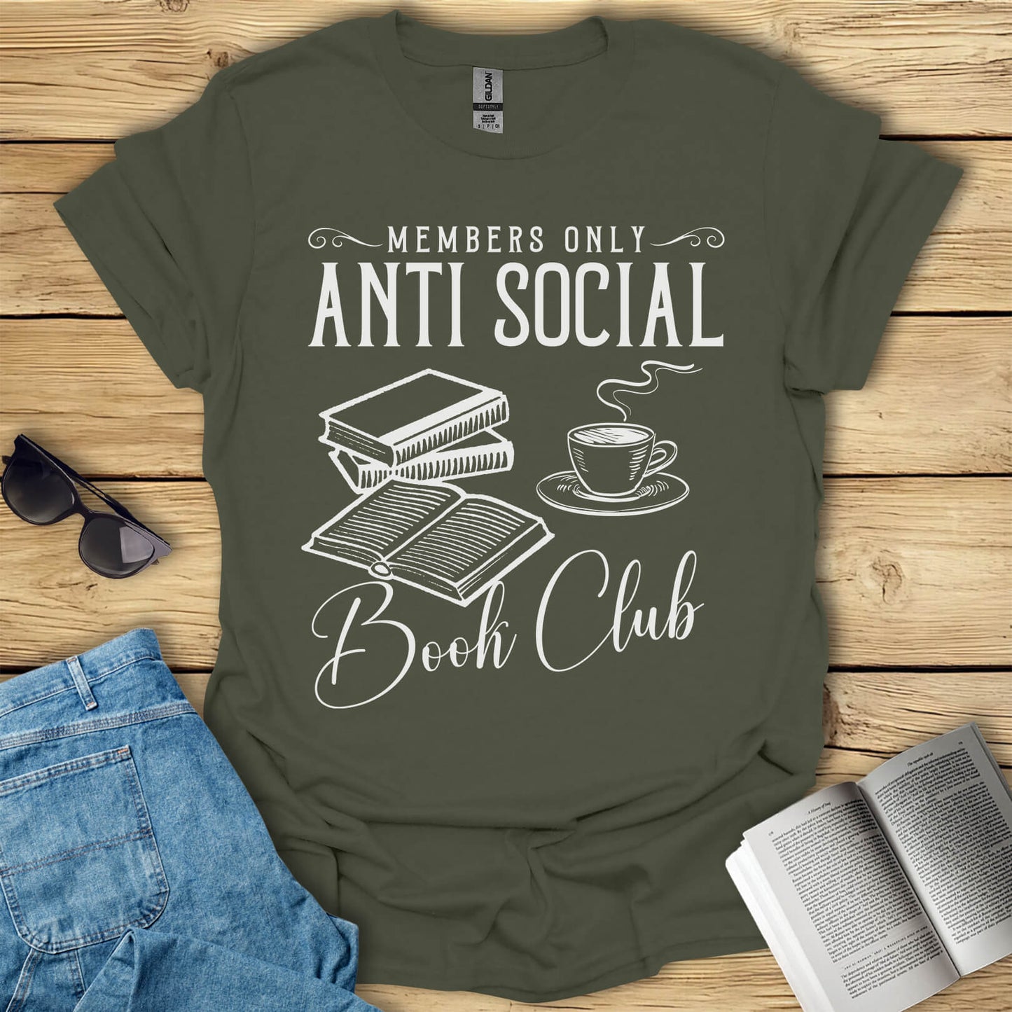 Anti Social Book Club T-Shirt