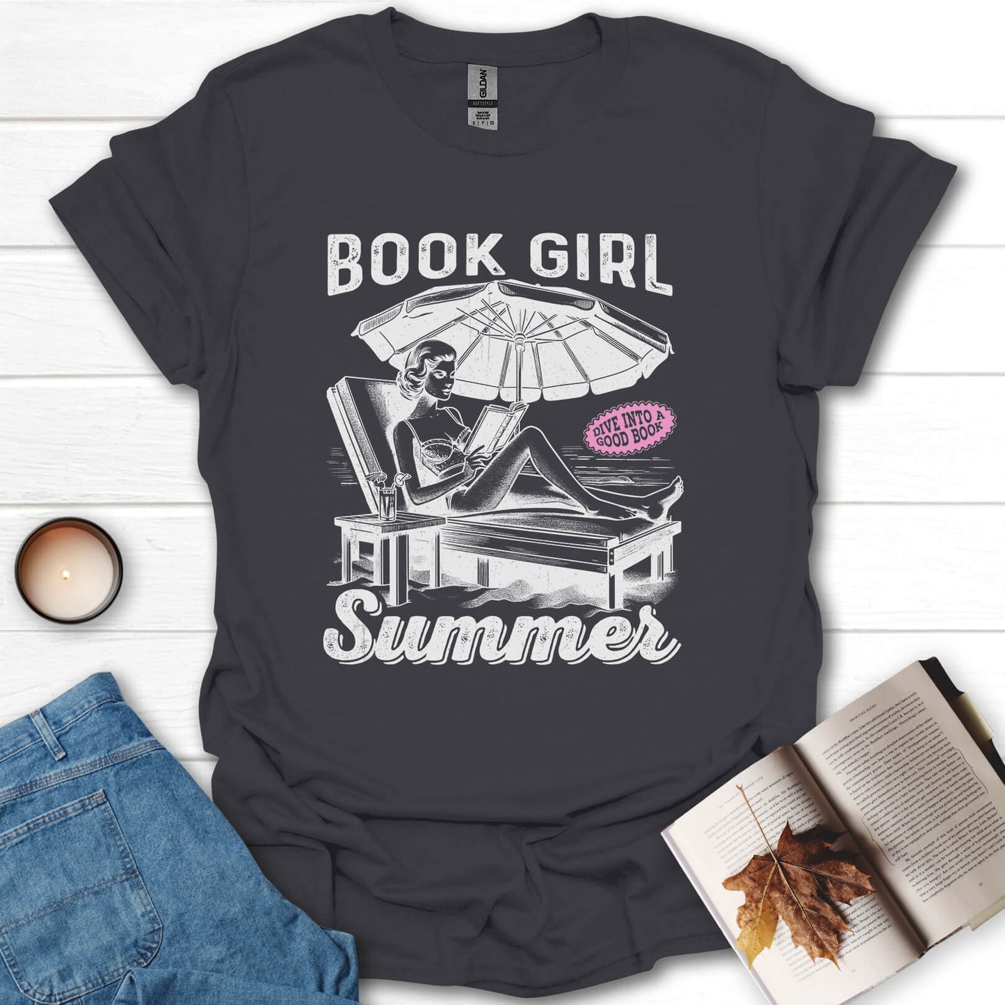 Book Girl Summer Reading T-Shirt