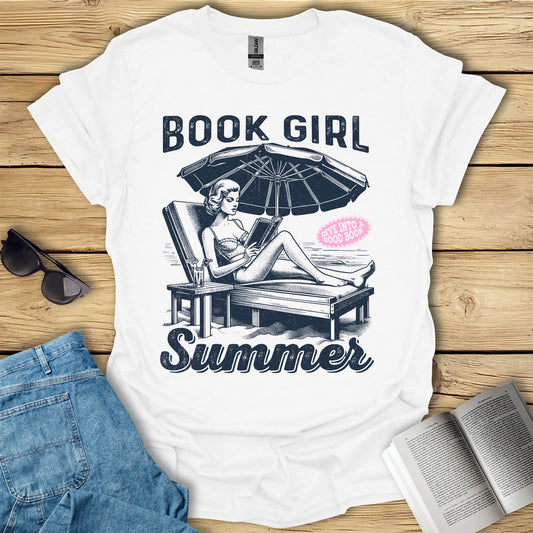 Book Girl Summer Reading T-Shirt