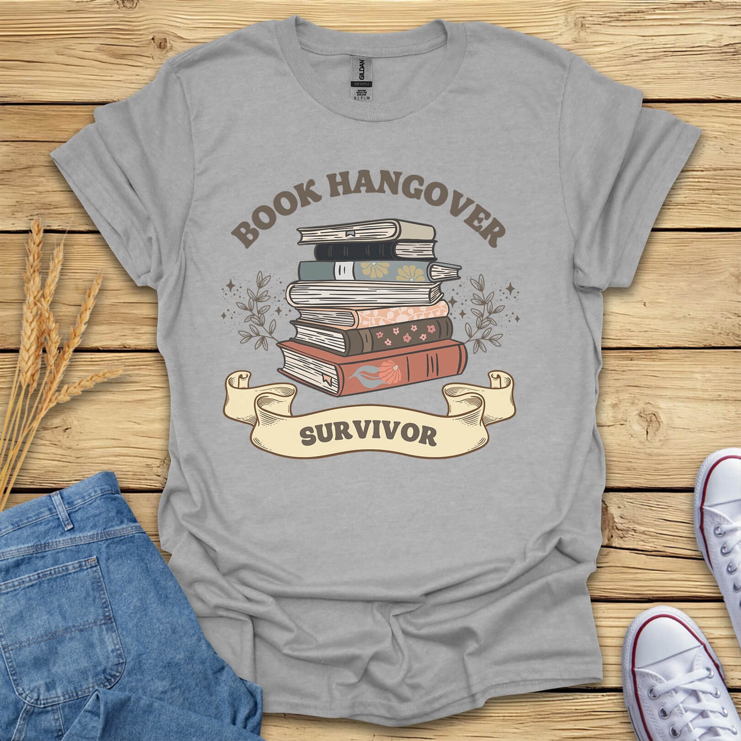 Book Hangover Survivor Funny Readings T-Shirt