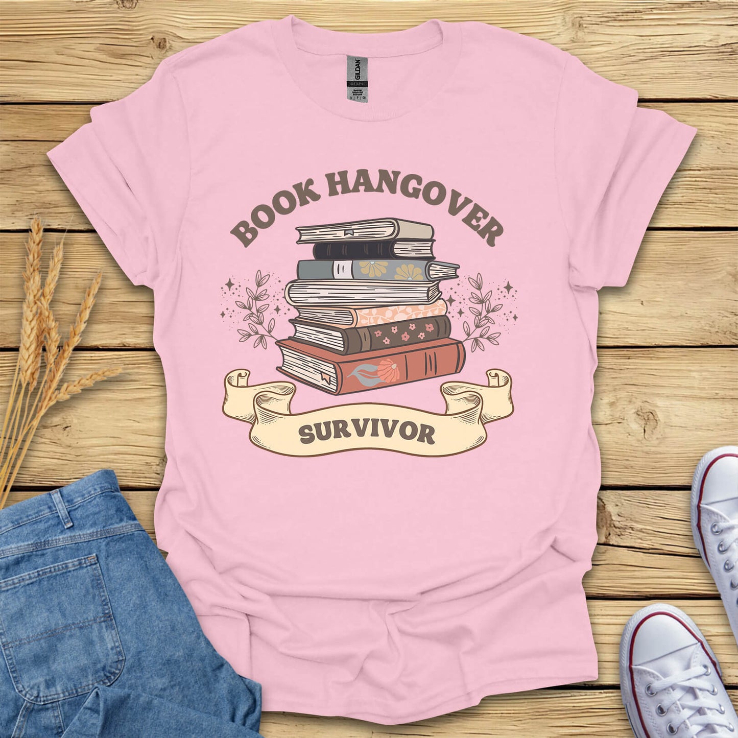 Book Hangover Survivor Funny Readings T-Shirt