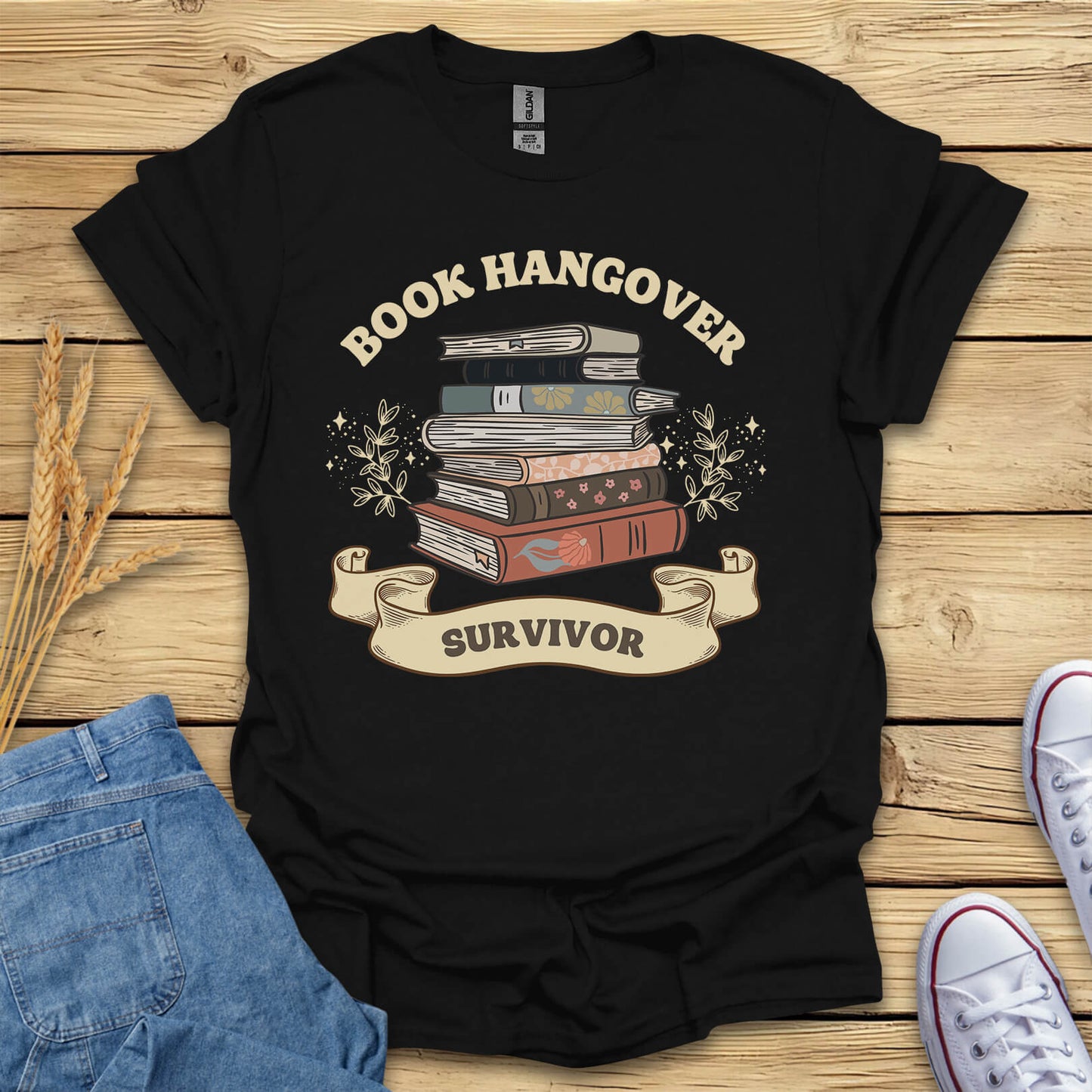 Book Hangover Survivor Funny Readings T-Shirt