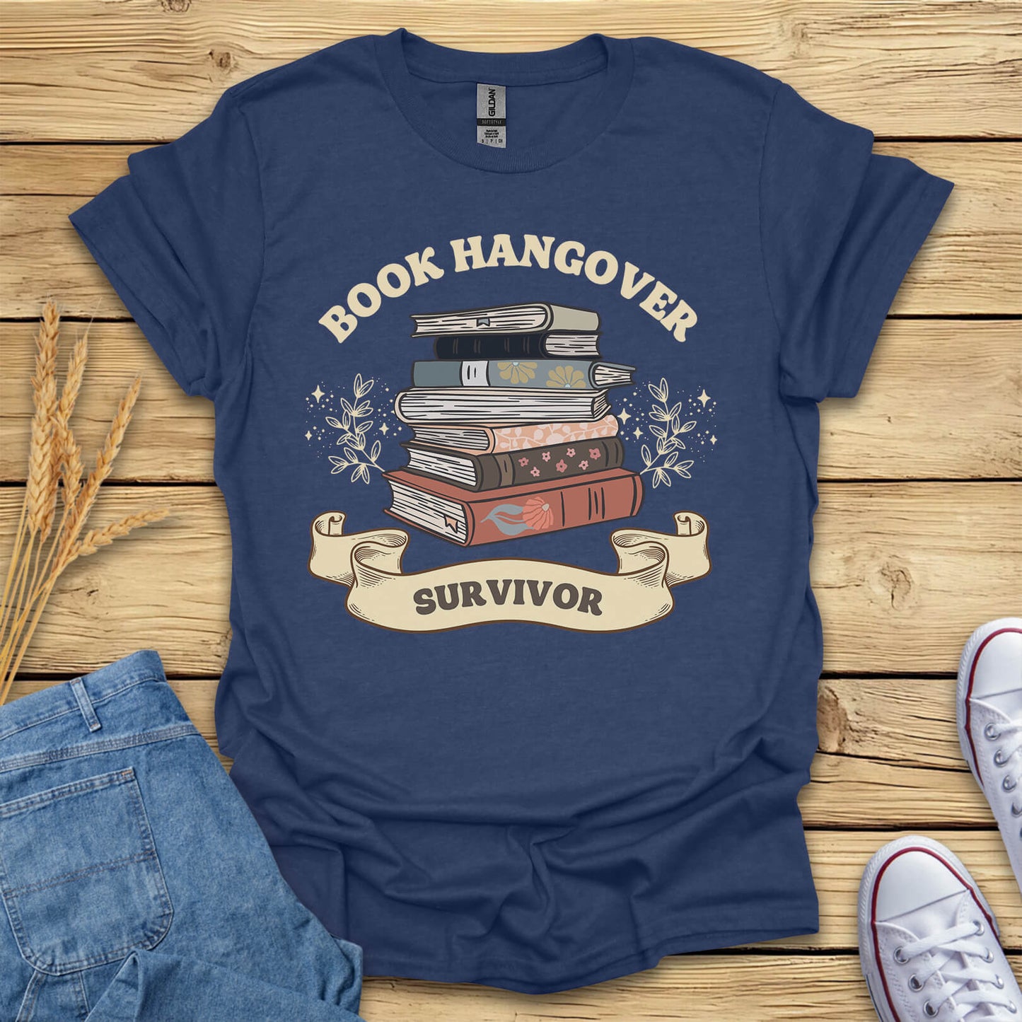 Book Hangover Survivor Funny Readings T-Shirt