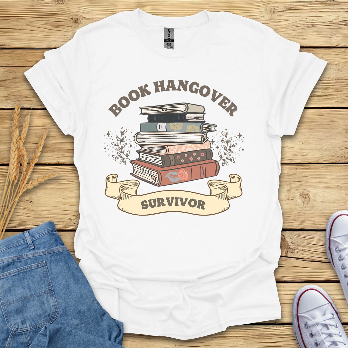 Book Hangover Survivor Funny Readings T-Shirt