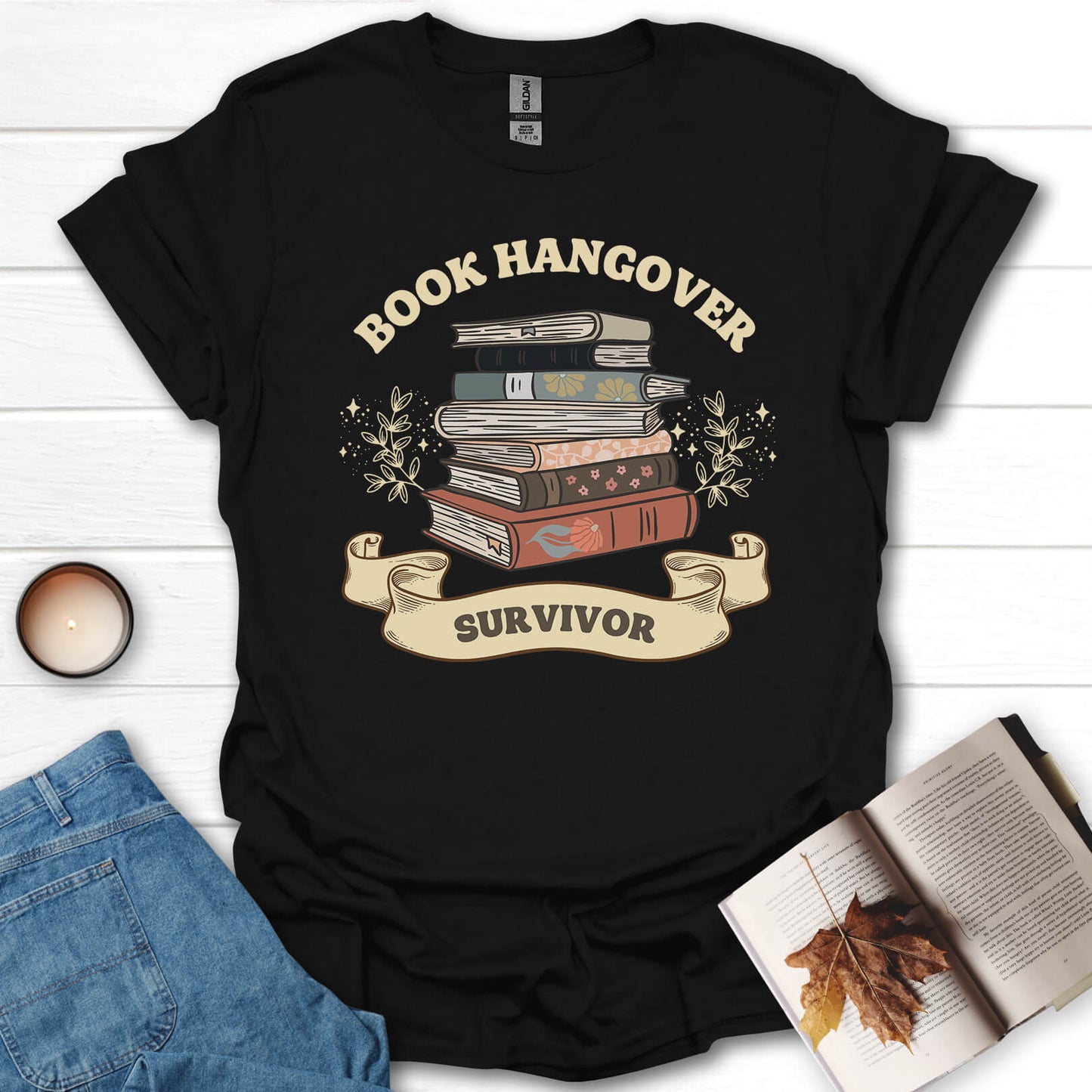 Book Hangover Survivor Funny Readings T-Shirt