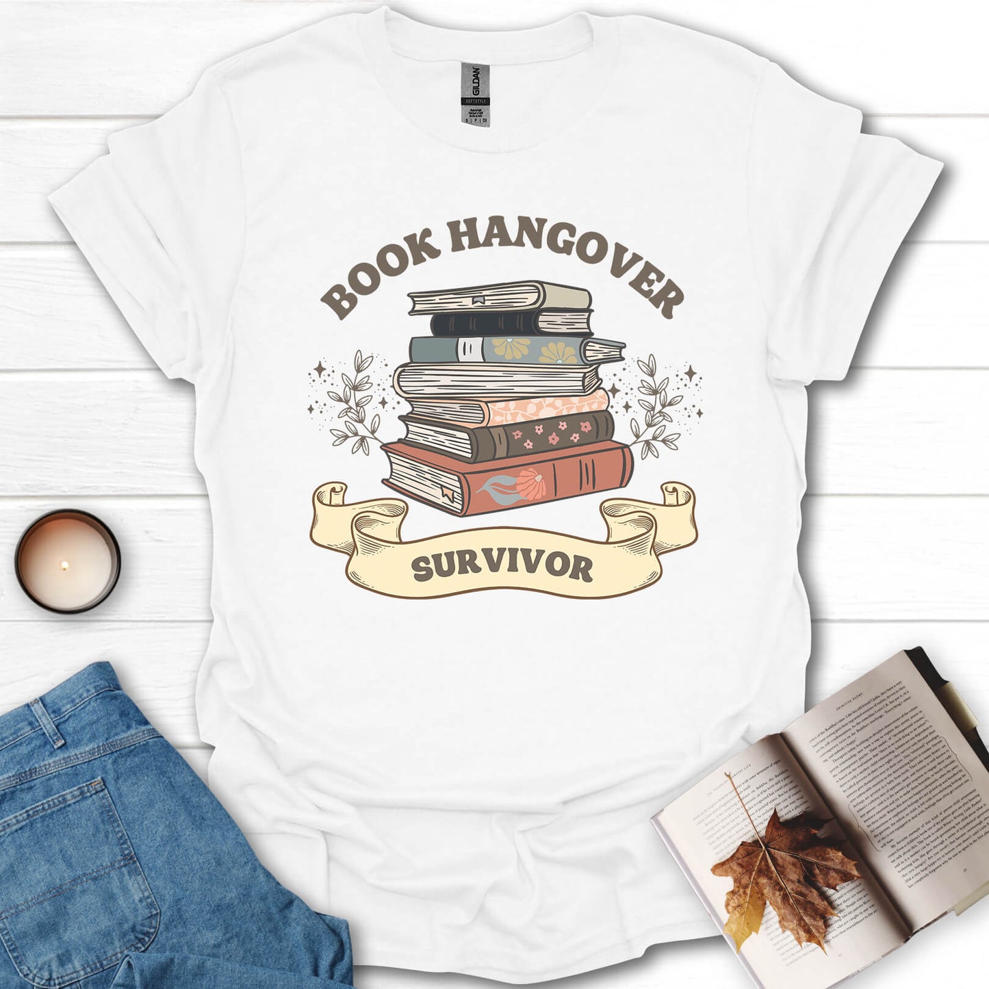 Book Hangover Survivor Funny Readings T-Shirt