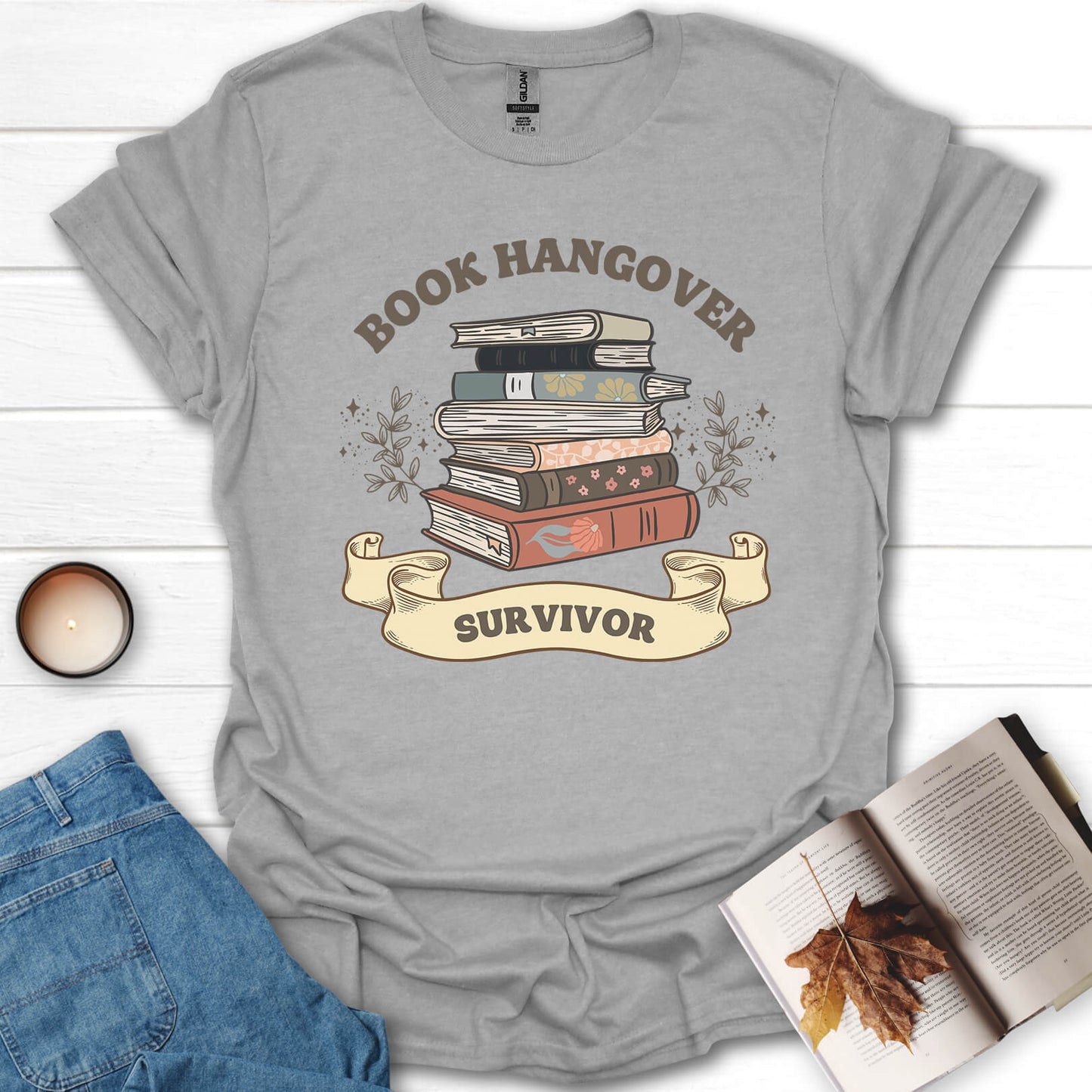 Book Hangover Survivor Funny Readings T-Shirt