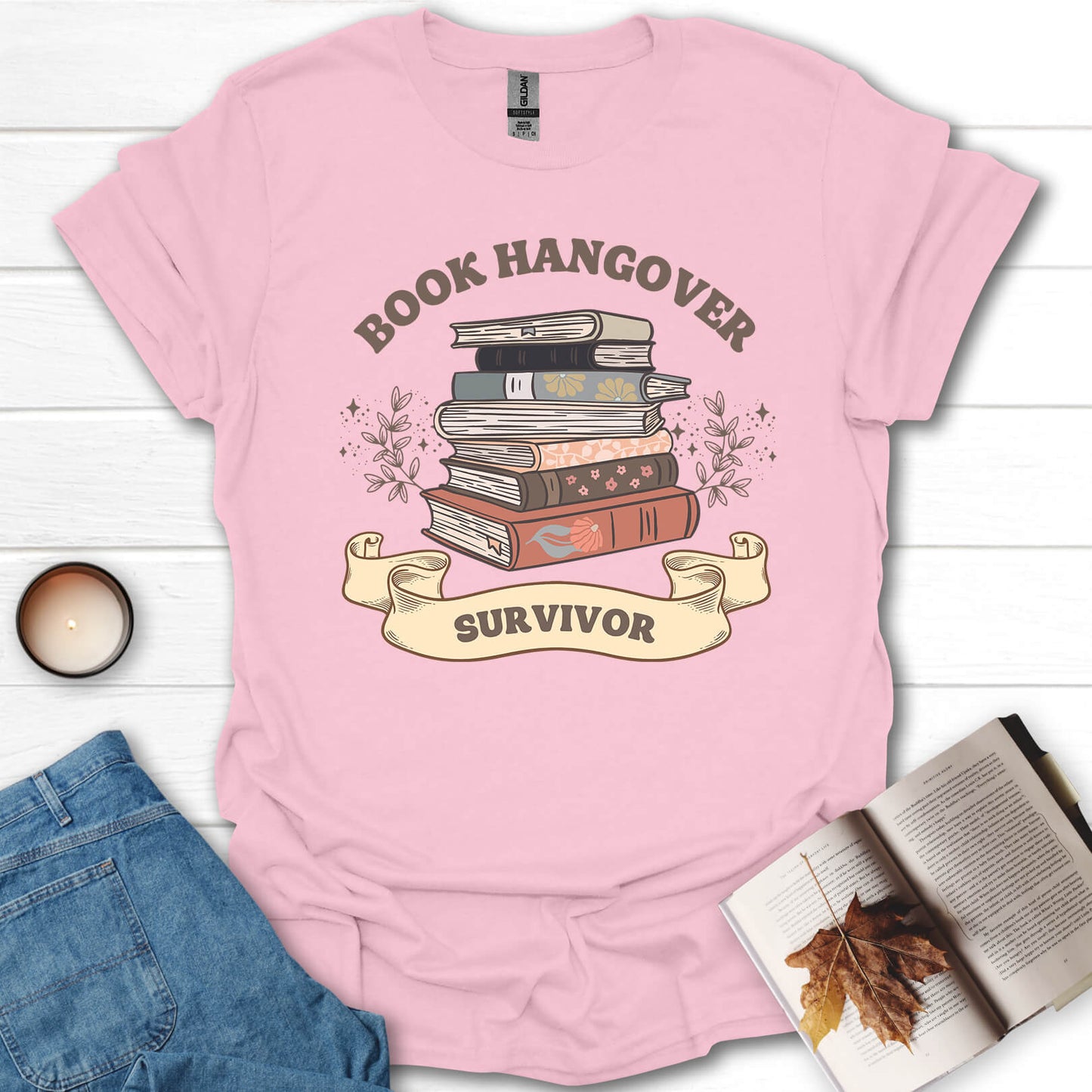 Book Hangover Survivor Funny Readings T-Shirt