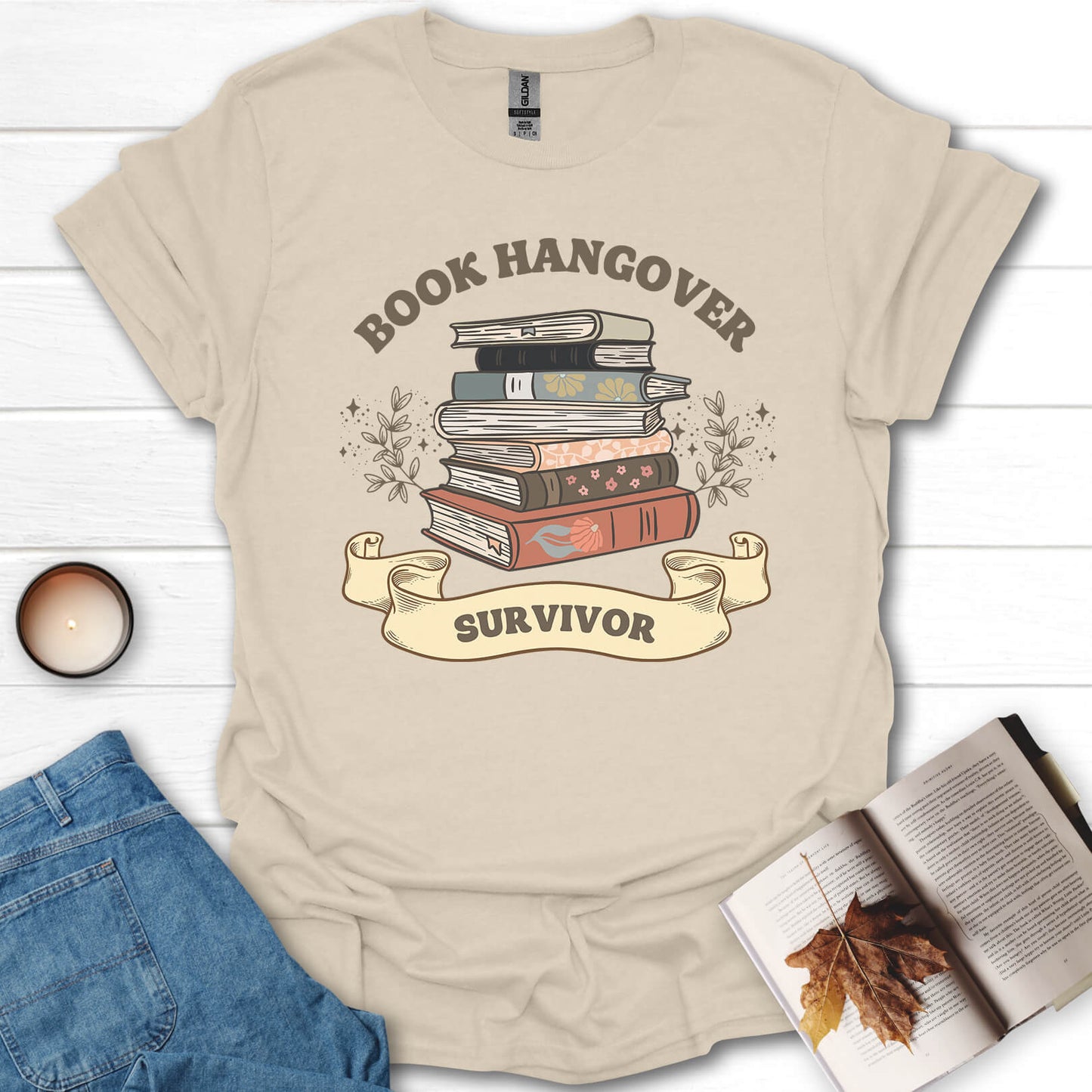 Book Hangover Survivor Funny Readings T-Shirt