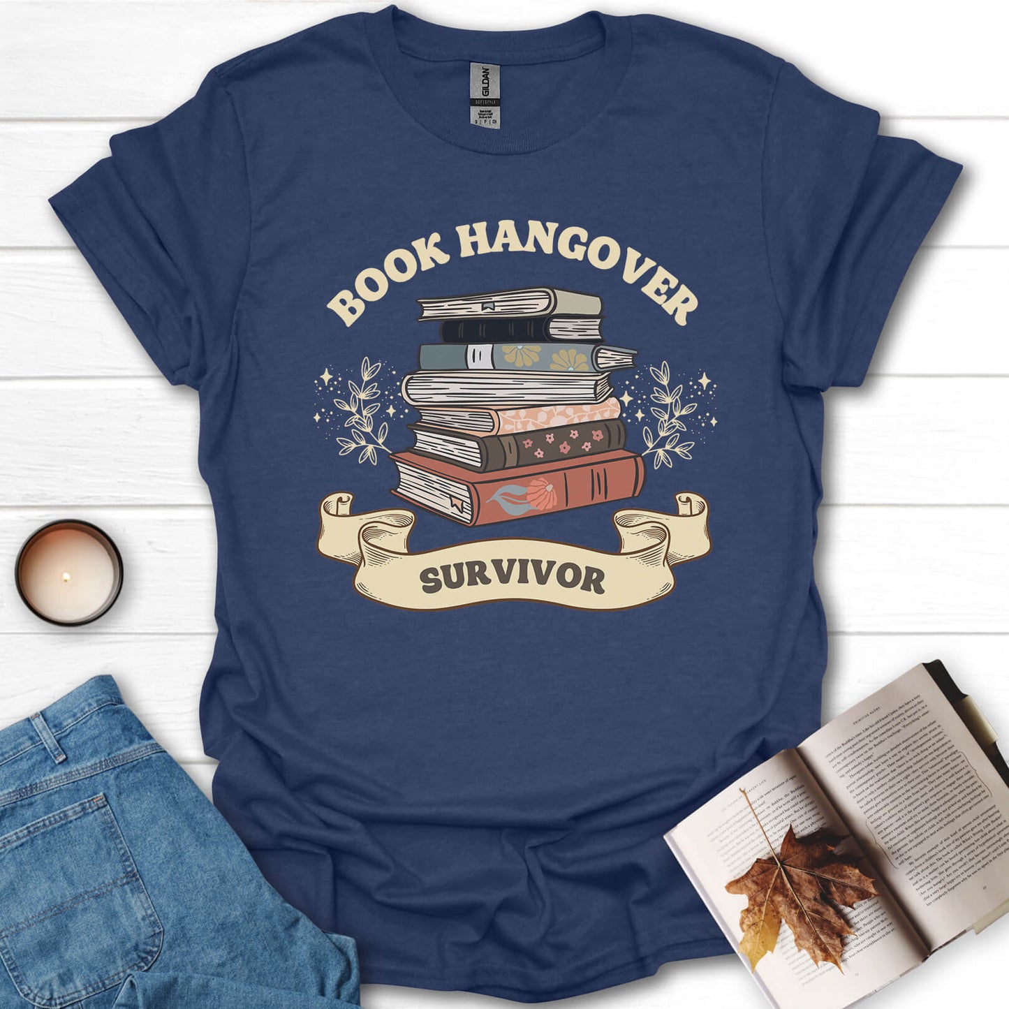 Book Hangover Survivor Funny Readings T-Shirt
