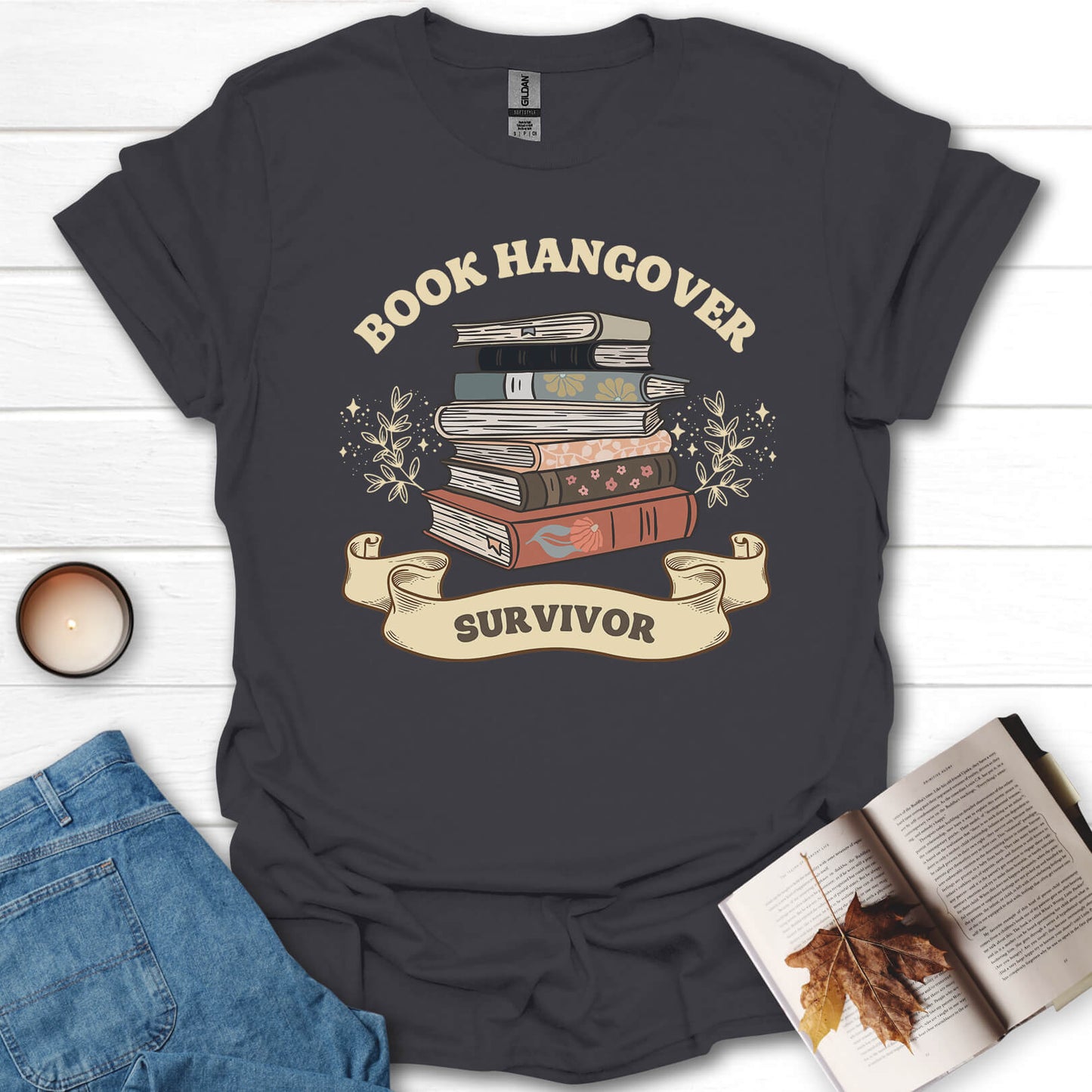 Book Hangover Survivor Funny Readings T-Shirt
