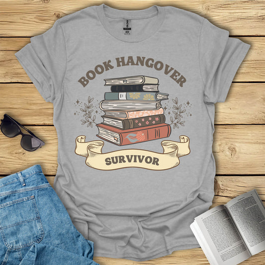 Book Hangover Survivor Funny Readings T-Shirt