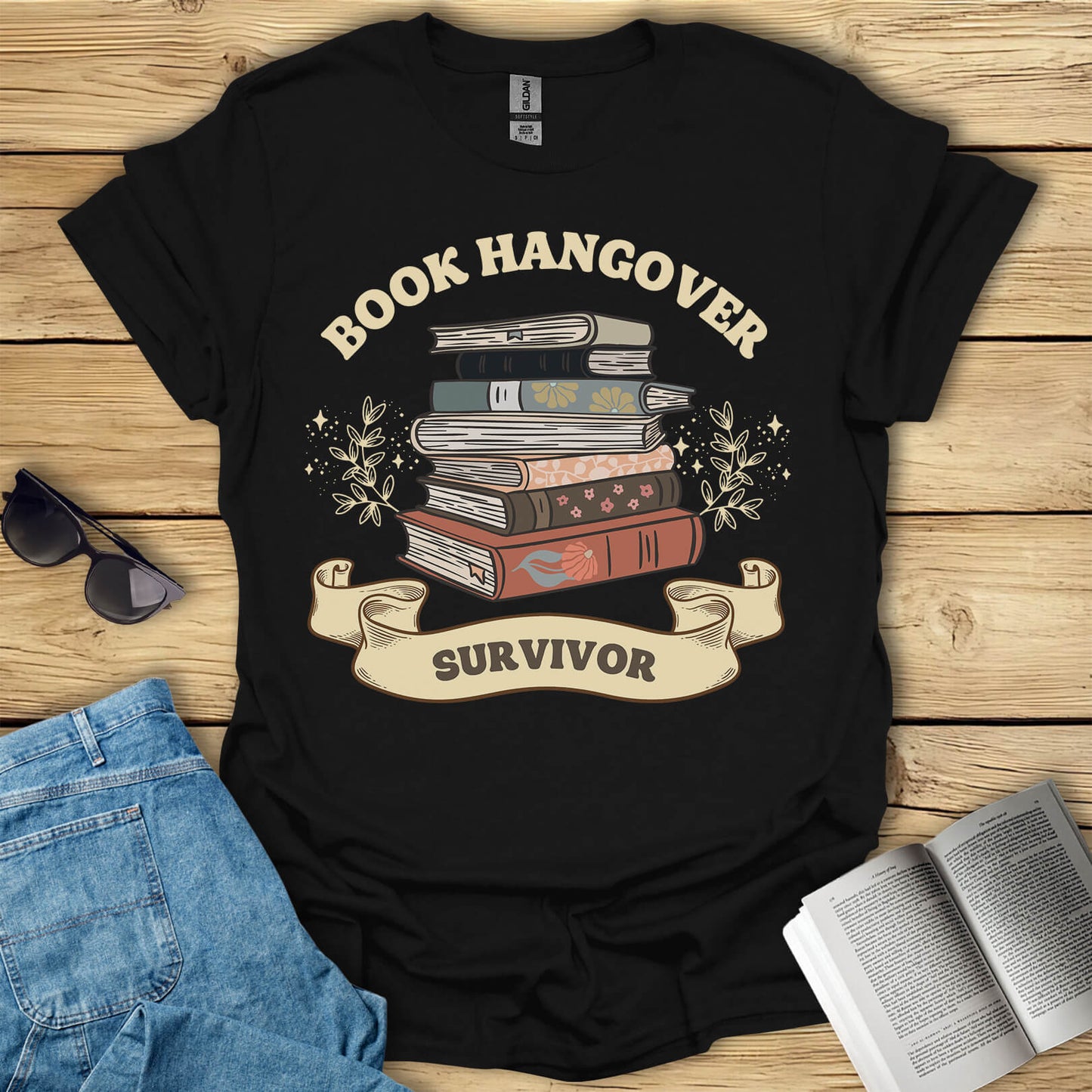 Book Hangover Survivor Funny Readings T-Shirt