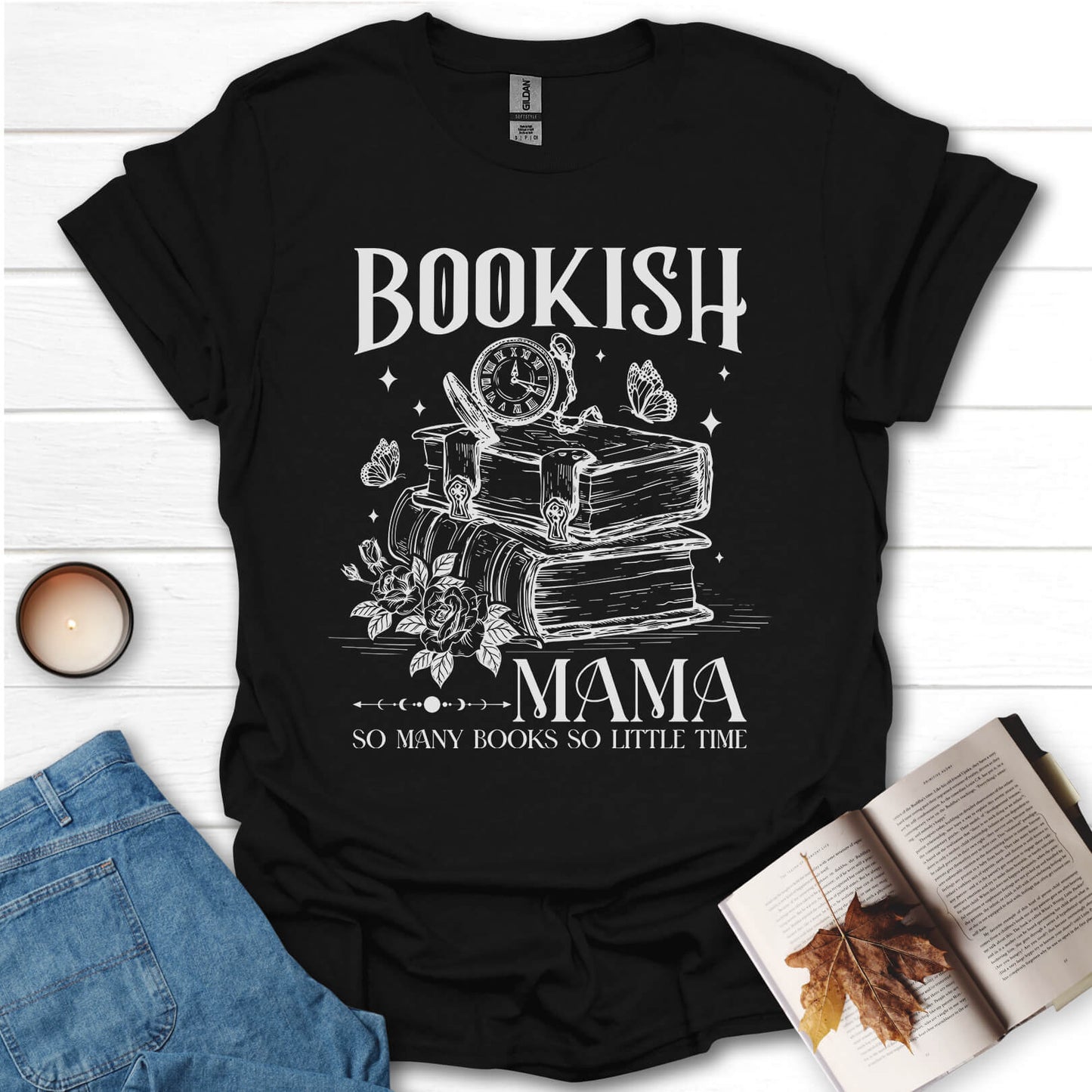 Bookish Mama Reading T-Shirt