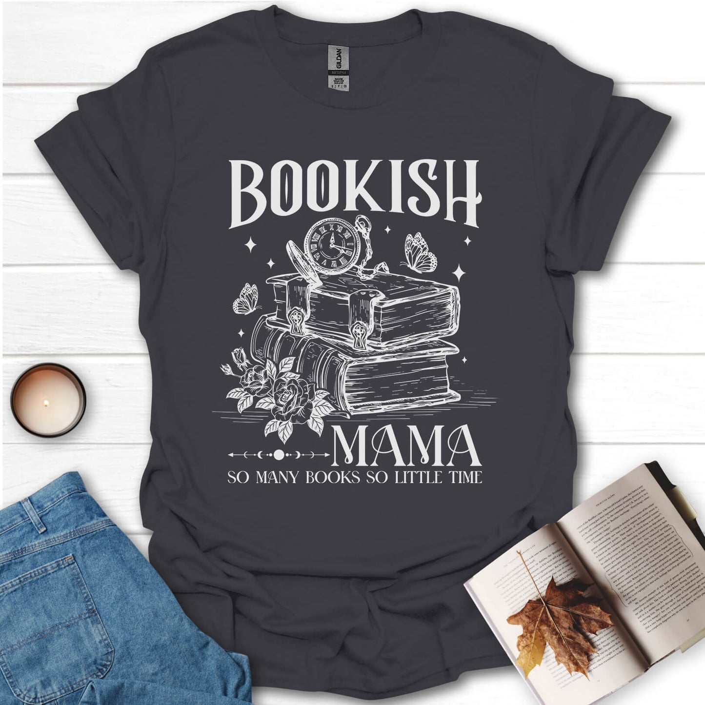 Bookish Mama Reading T-Shirt