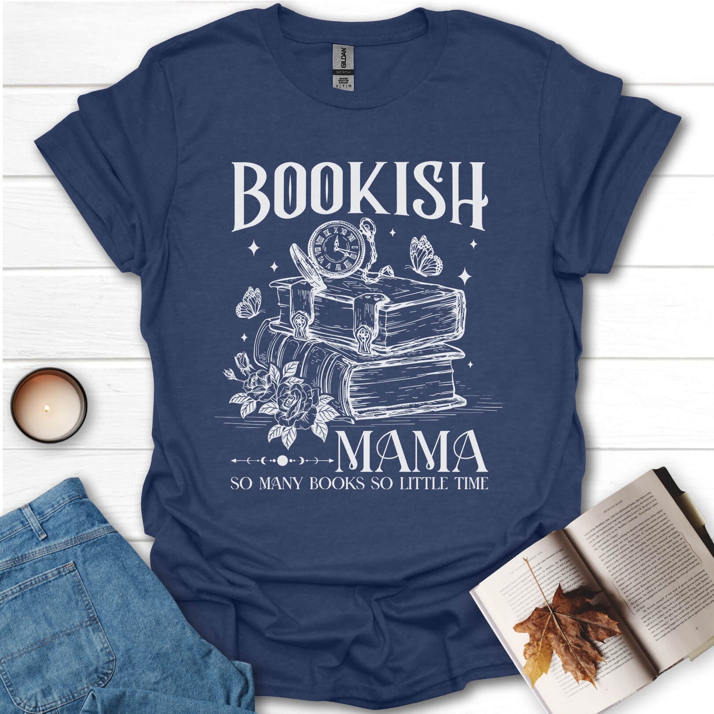 Bookish Mama Reading T-Shirt