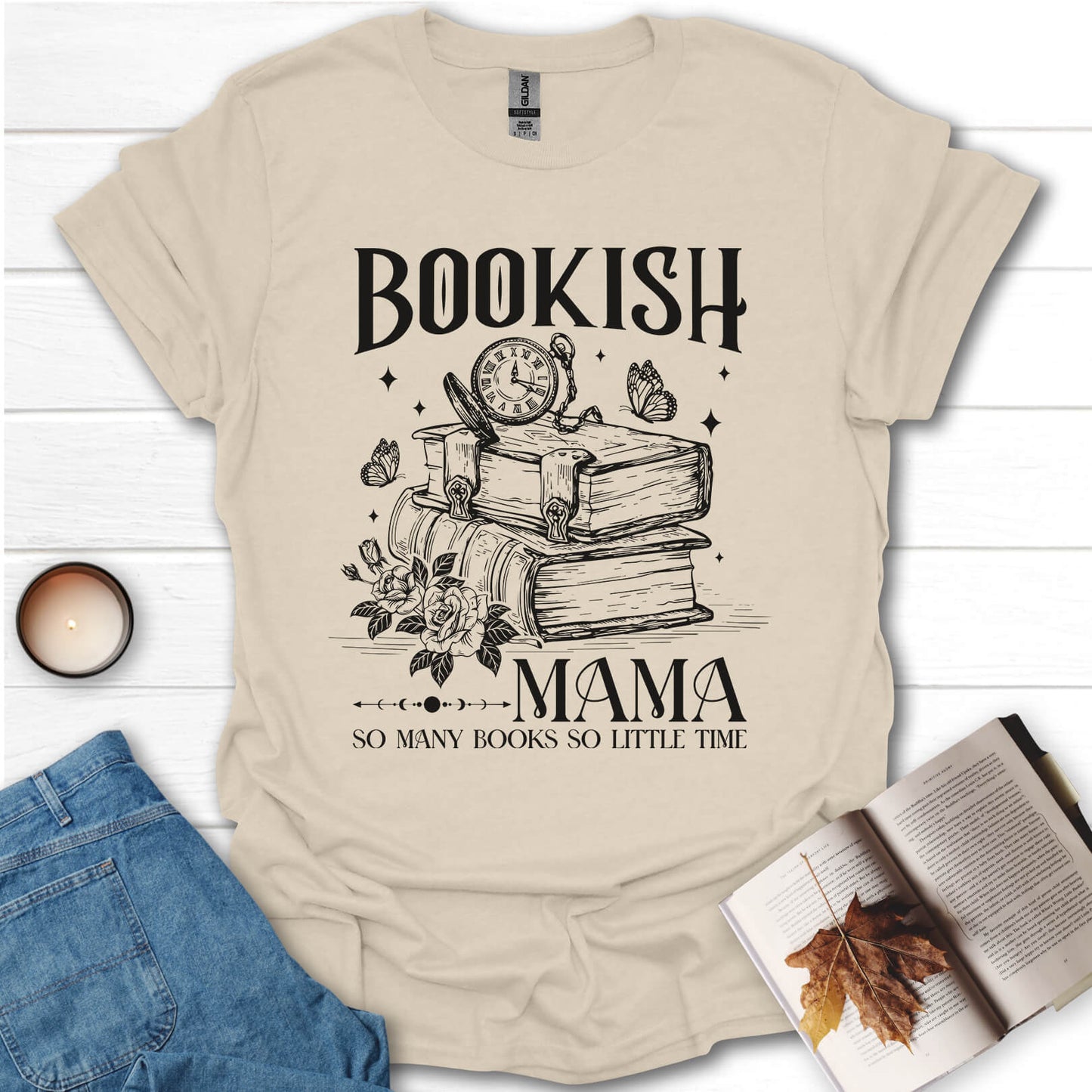 Bookish Mama Reading T-Shirt