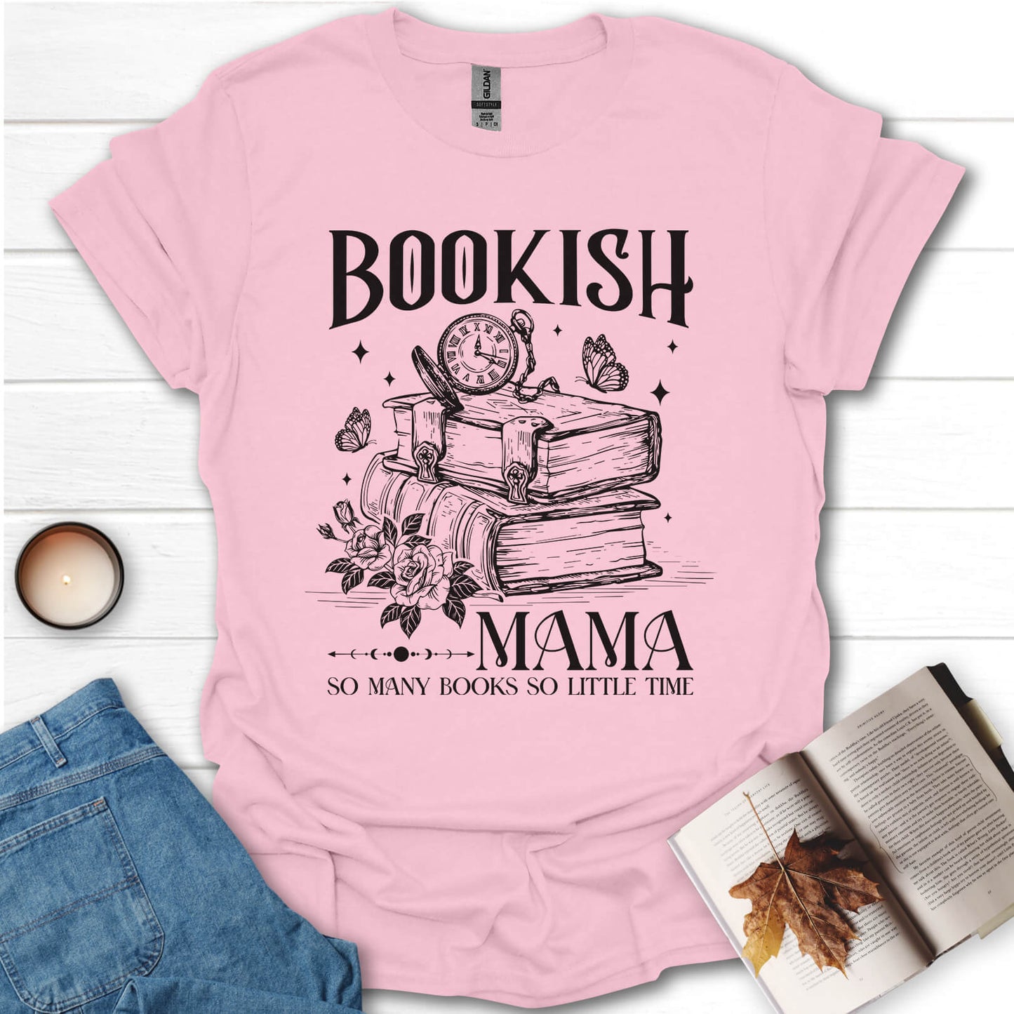 Bookish Mama Reading T-Shirt